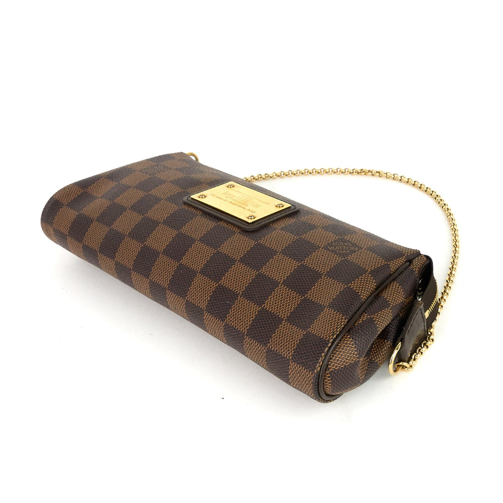 Louis Vuitto Eva Damier Ebene Canvas Bag
