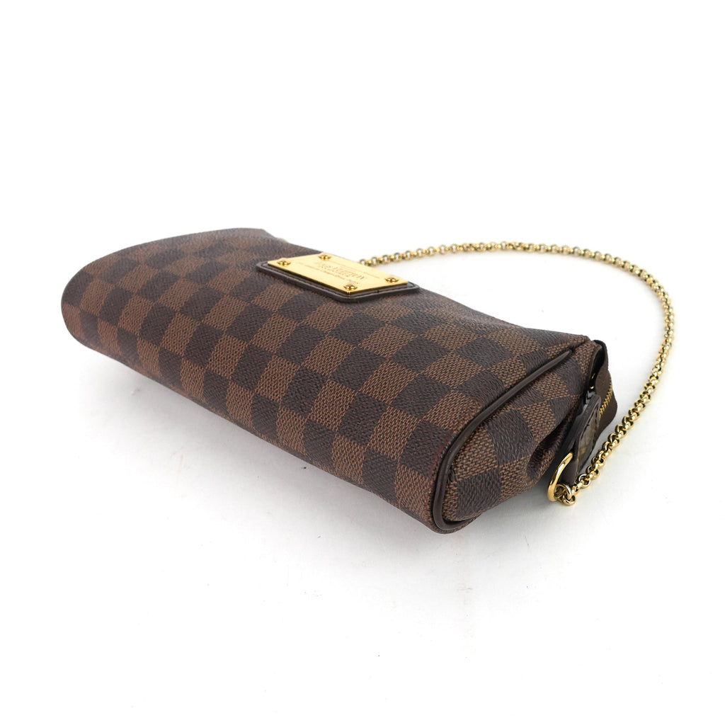 Louis Vuitto Eva Damier Ebene Canvas Bag