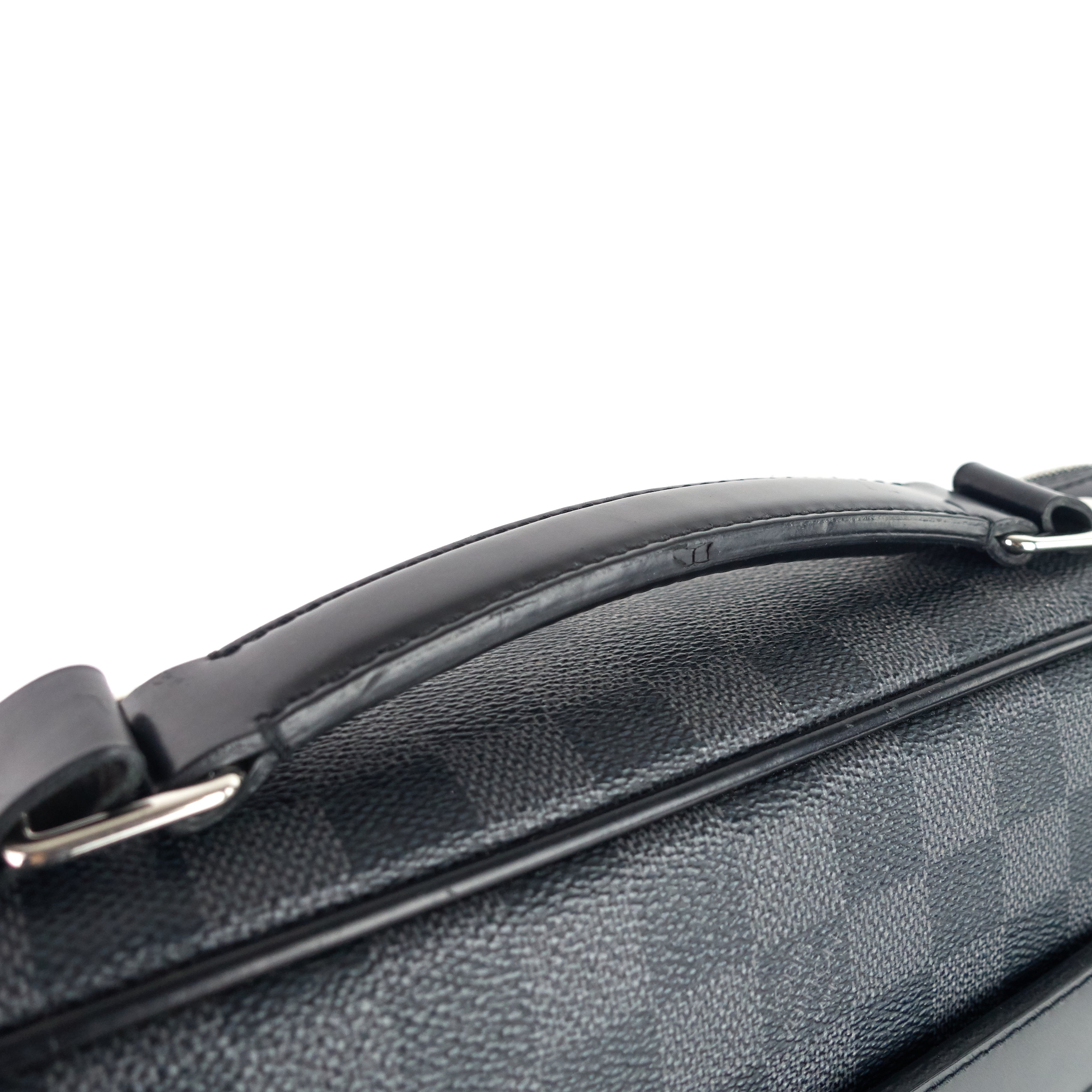 Louis Vuitto Steeve Damier Graphite Canvas Briefcase Bag
