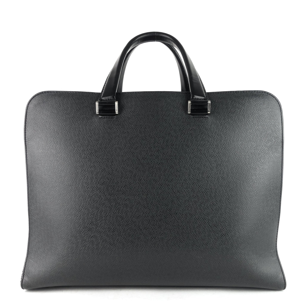 Louis Vuitto Nevski Taiga Leather Briefcase Bag