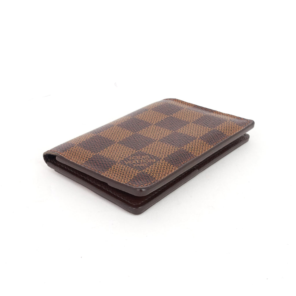 Louis Vuitto Damier Ebene Canvas Pocket Organizer