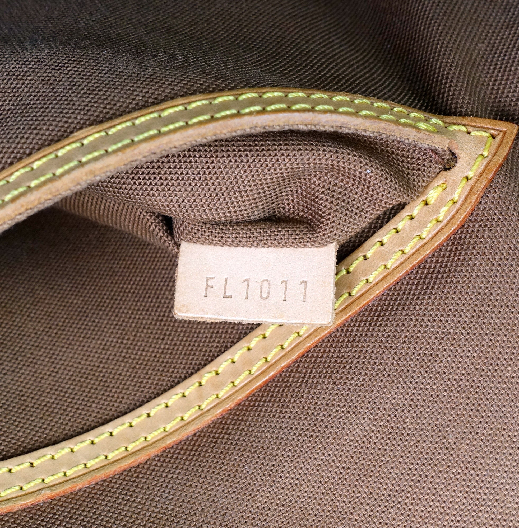 Louis Vuitto Alma Monogram Canvas Handbag with Strap