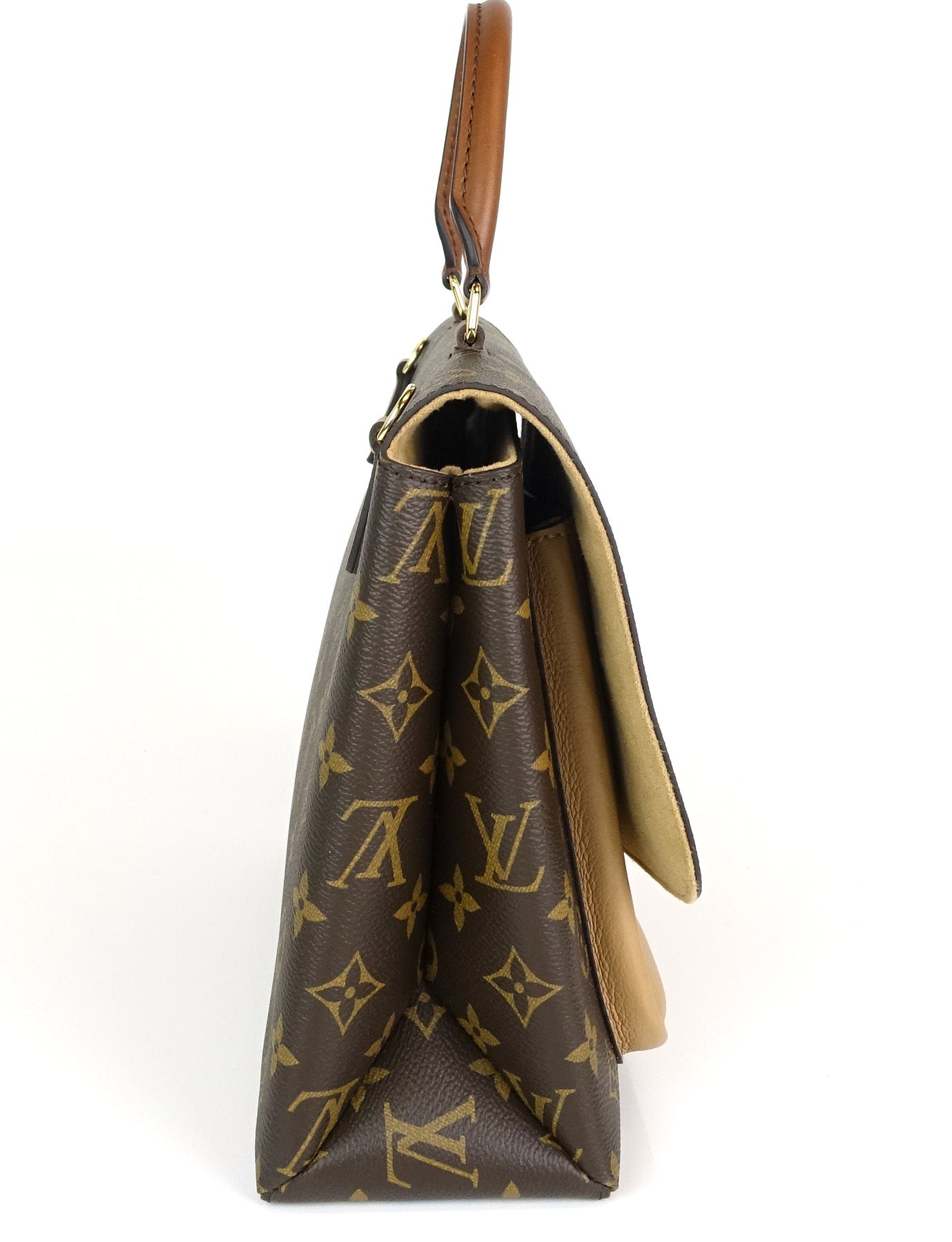 Louis Vuitto Marignan Monogram Canvas Handbag with Strap