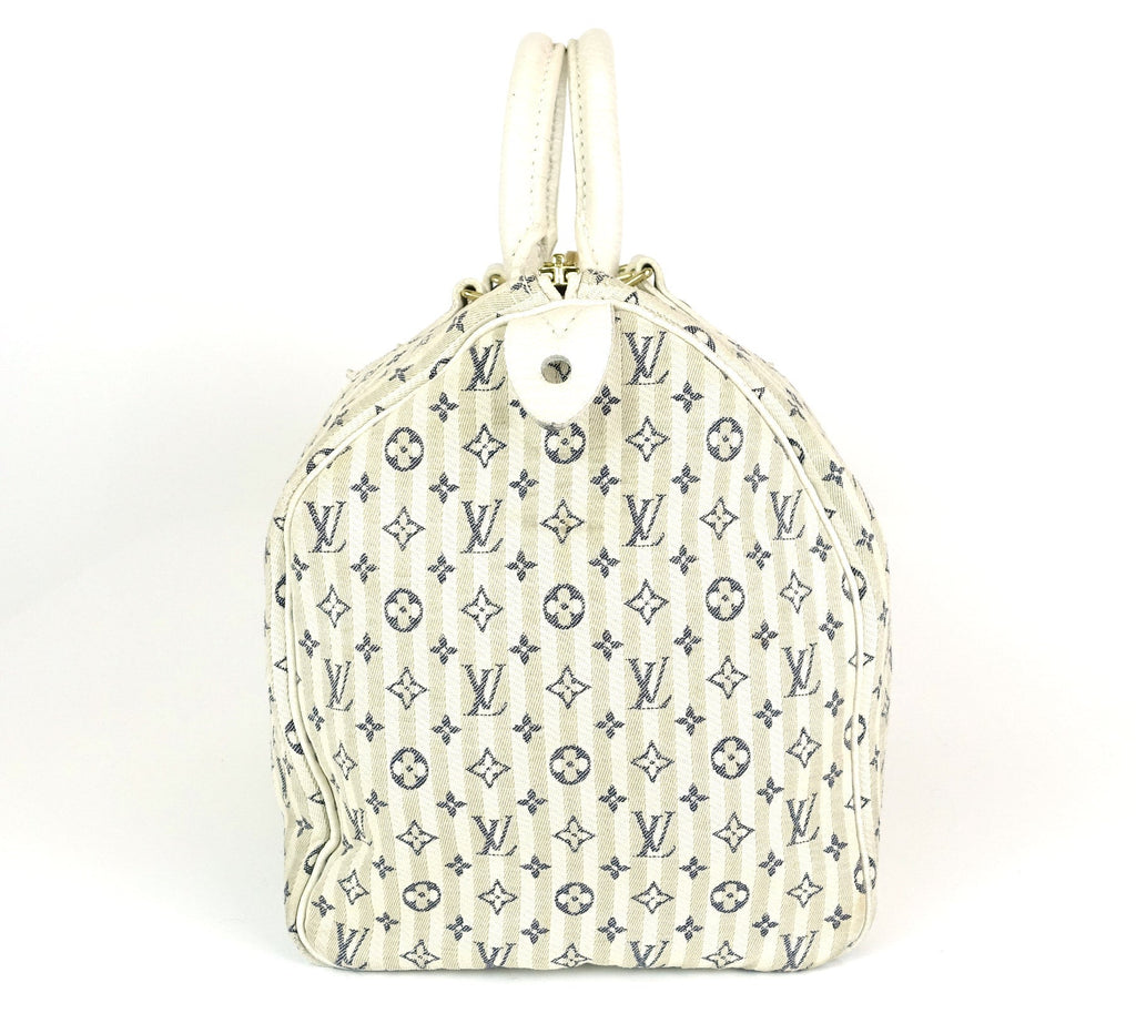 Louis Vuitto Speedy 30 Mini Lin Croisette Monogram Handbag
