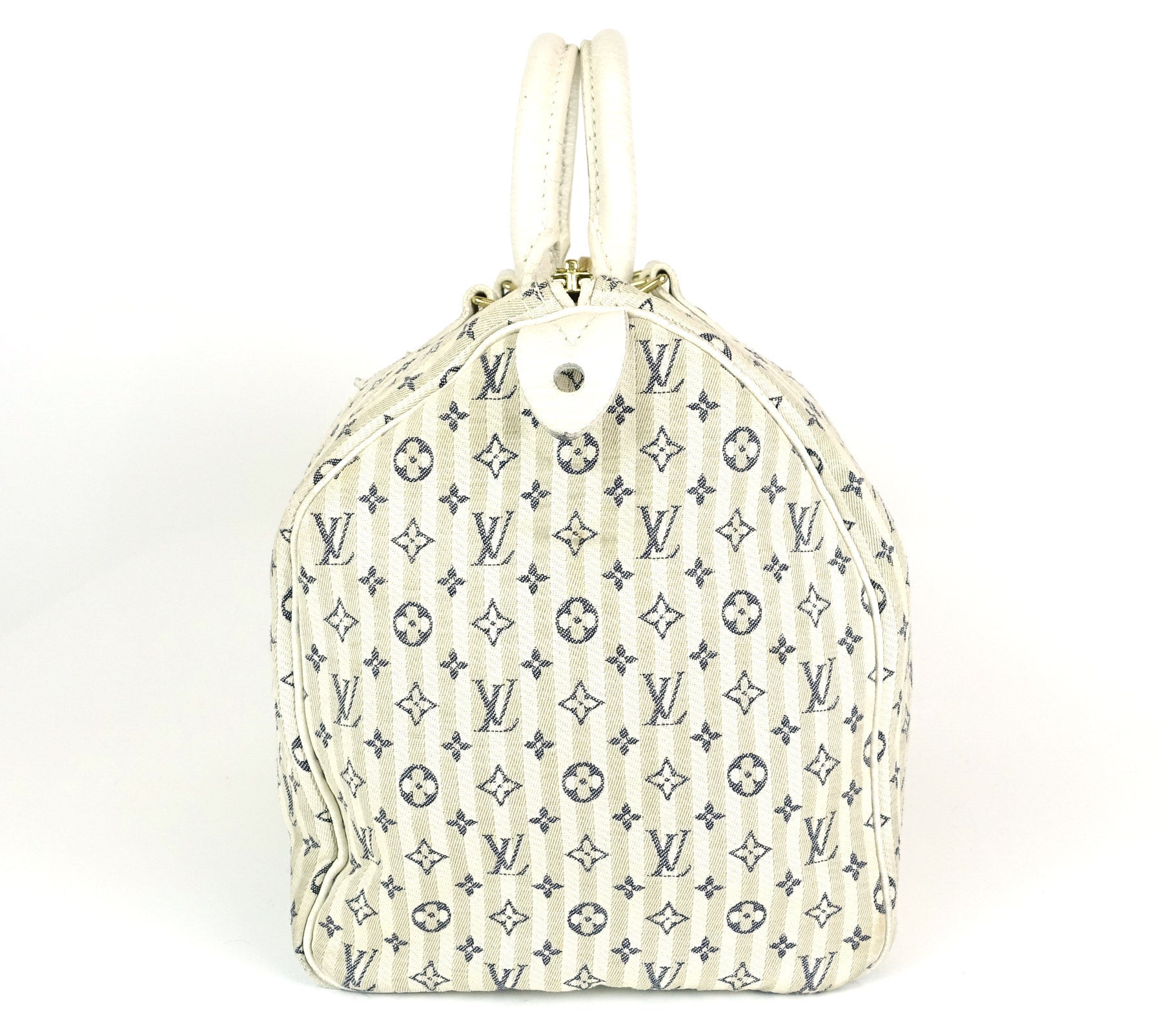 Louis Vuitto Speedy 30 Mini Lin Croisette Monogram Handbag