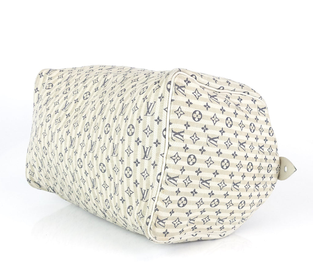 Louis Vuitto Speedy 30 Mini Lin Croisette Monogram Handbag