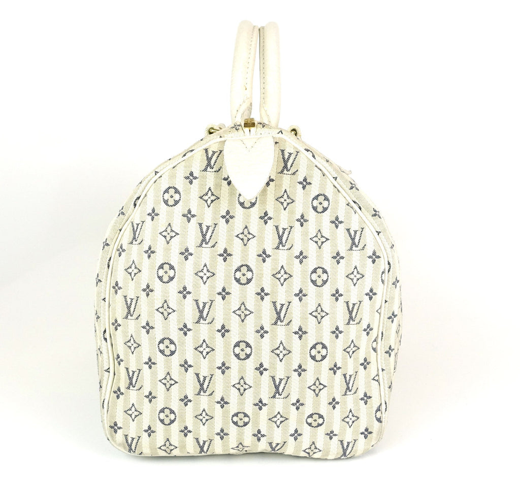 Louis Vuitto Speedy 30 Mini Lin Croisette Monogram Handbag