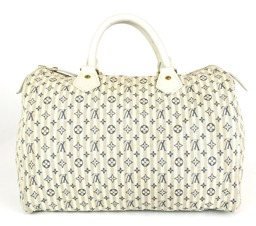 Louis Vuitto Speedy 30 Mini Lin Croisette Monogram Handbag