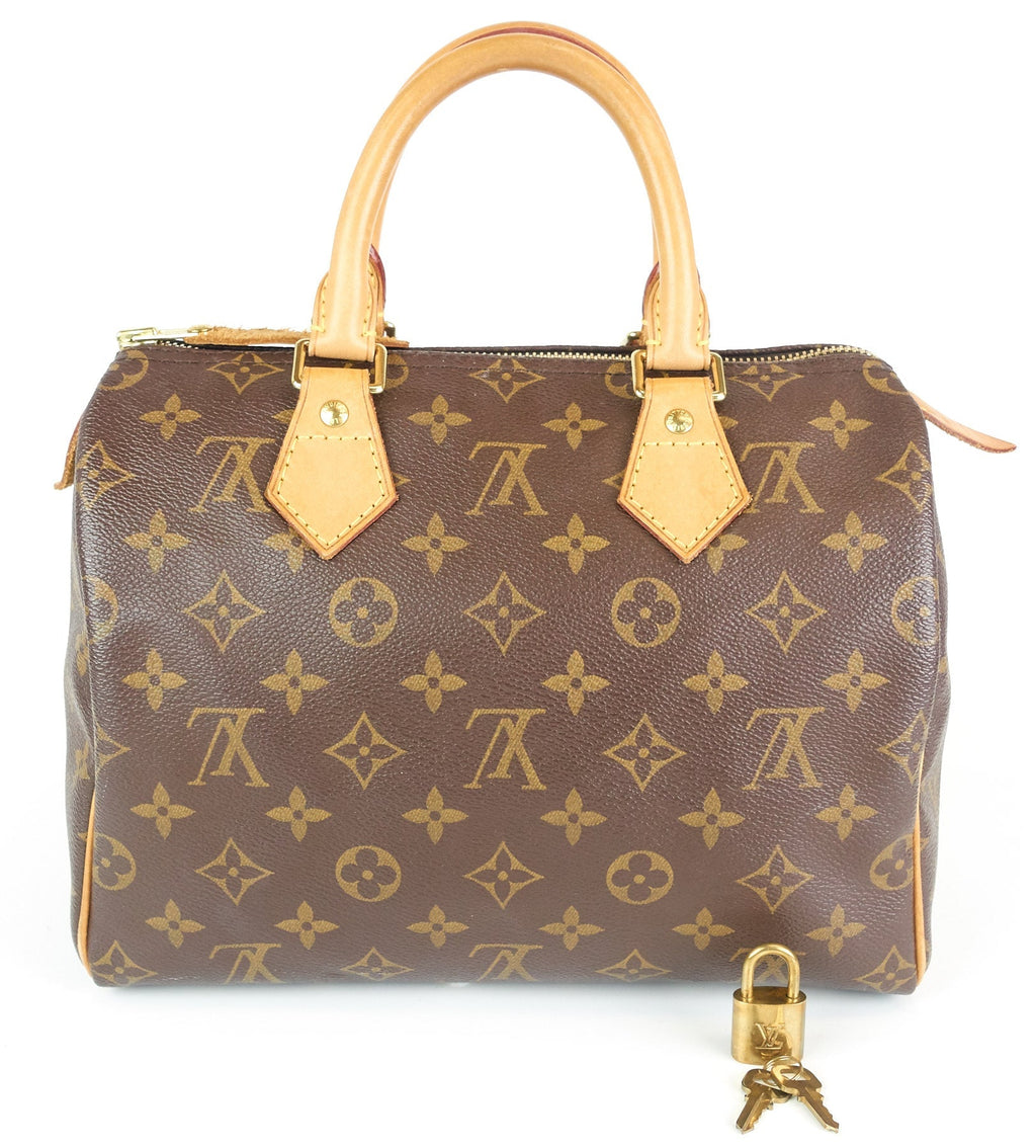 Louis Vuitto Speedy 25 Monogram Canvas City Handbag