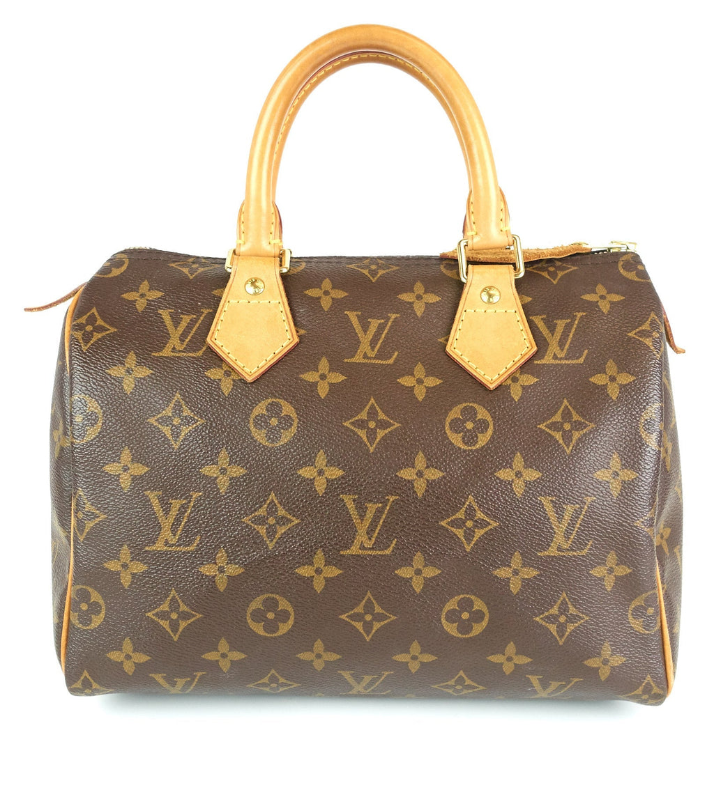 Louis Vuitto Speedy 25 Monogram Canvas City Handbag