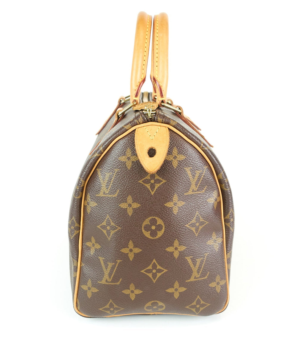Louis Vuitto Speedy 25 Monogram Canvas City Handbag