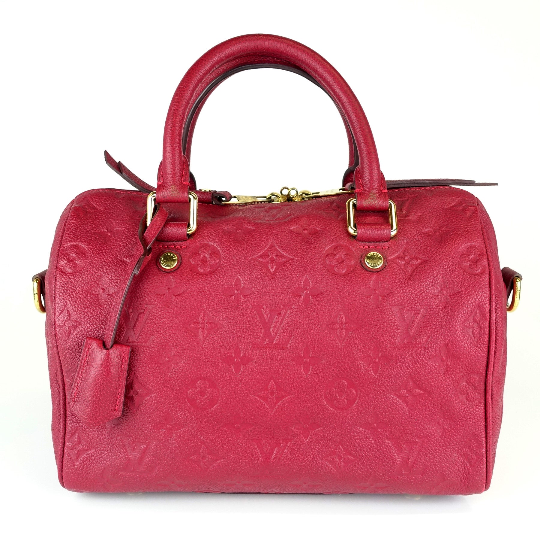 Louis Vuitto Speedy 25 Bandouliere Empreinte Leather Handbag