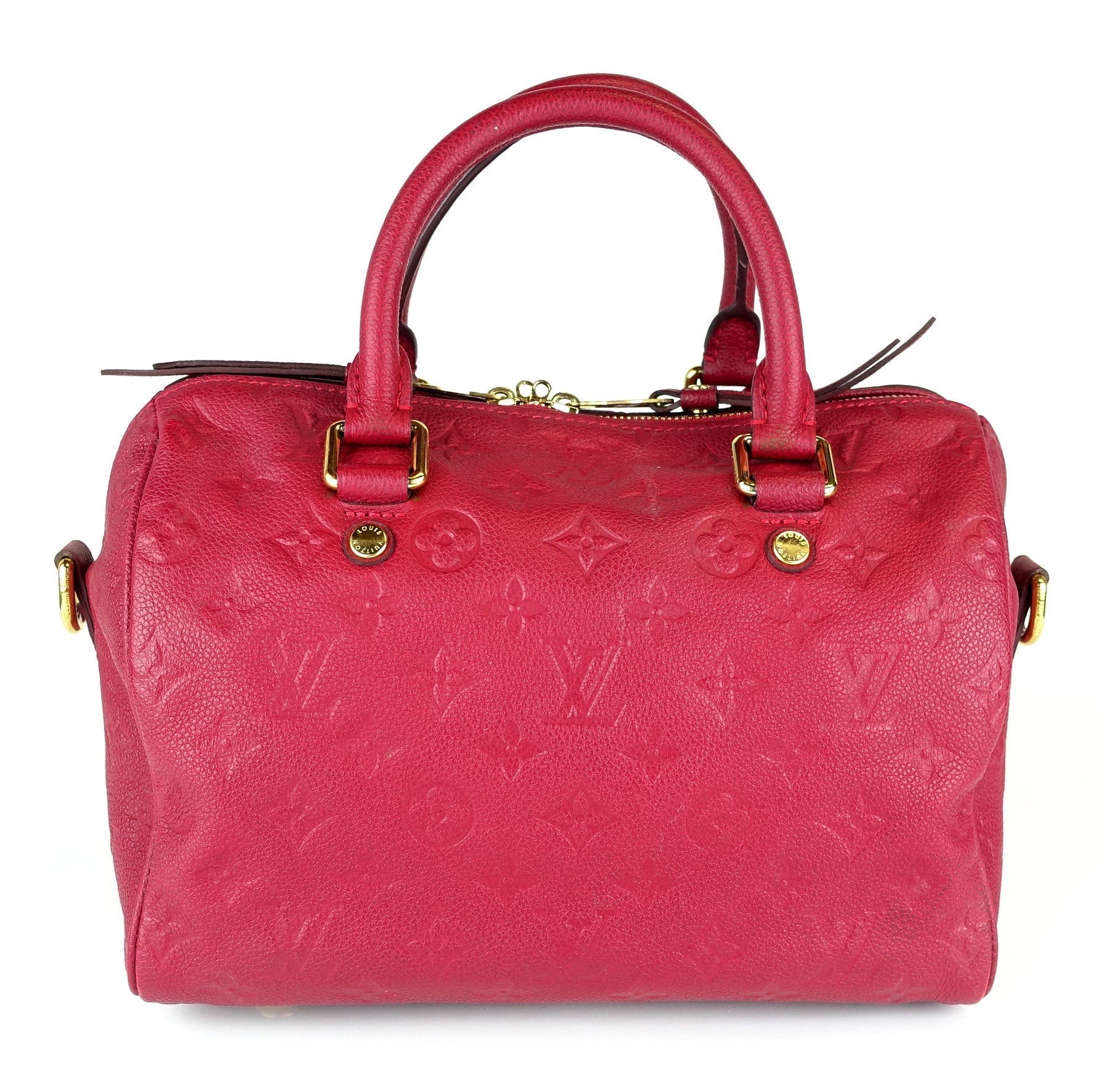 Louis Vuitto Speedy 25 Bandouliere Empreinte Leather Handbag