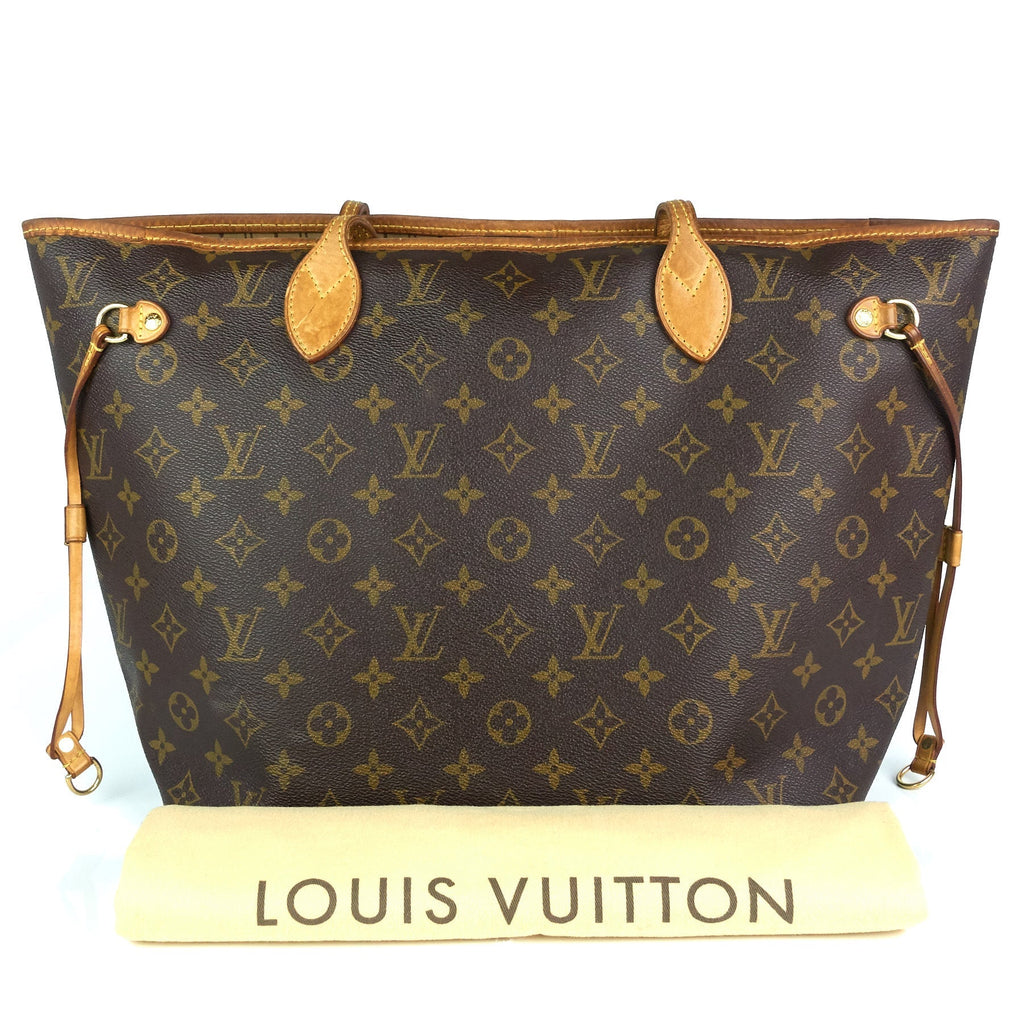 Louis Vuitto Neverfull MM Monogram Canvas Shoulder Bag