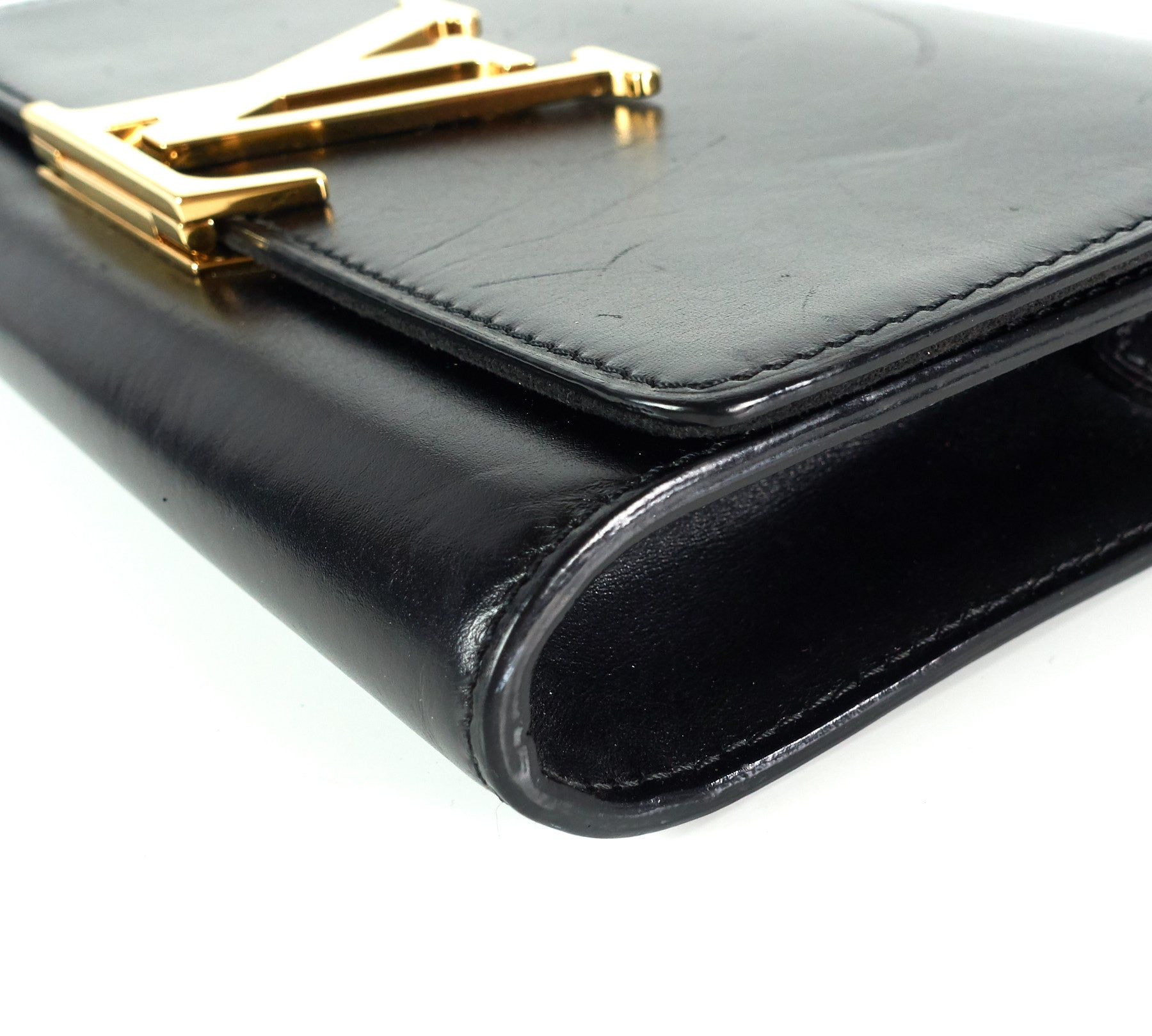 Louis Vuitto Louise GM Calf Leather Chain Bag