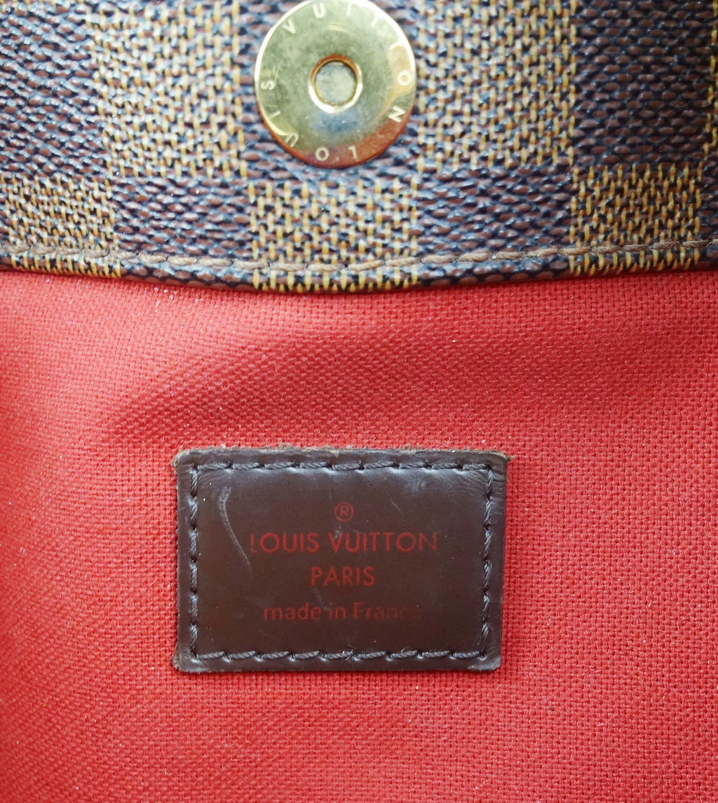 Louis Vuitto Bloomsbury PM Damier Ebene Canvas Bag