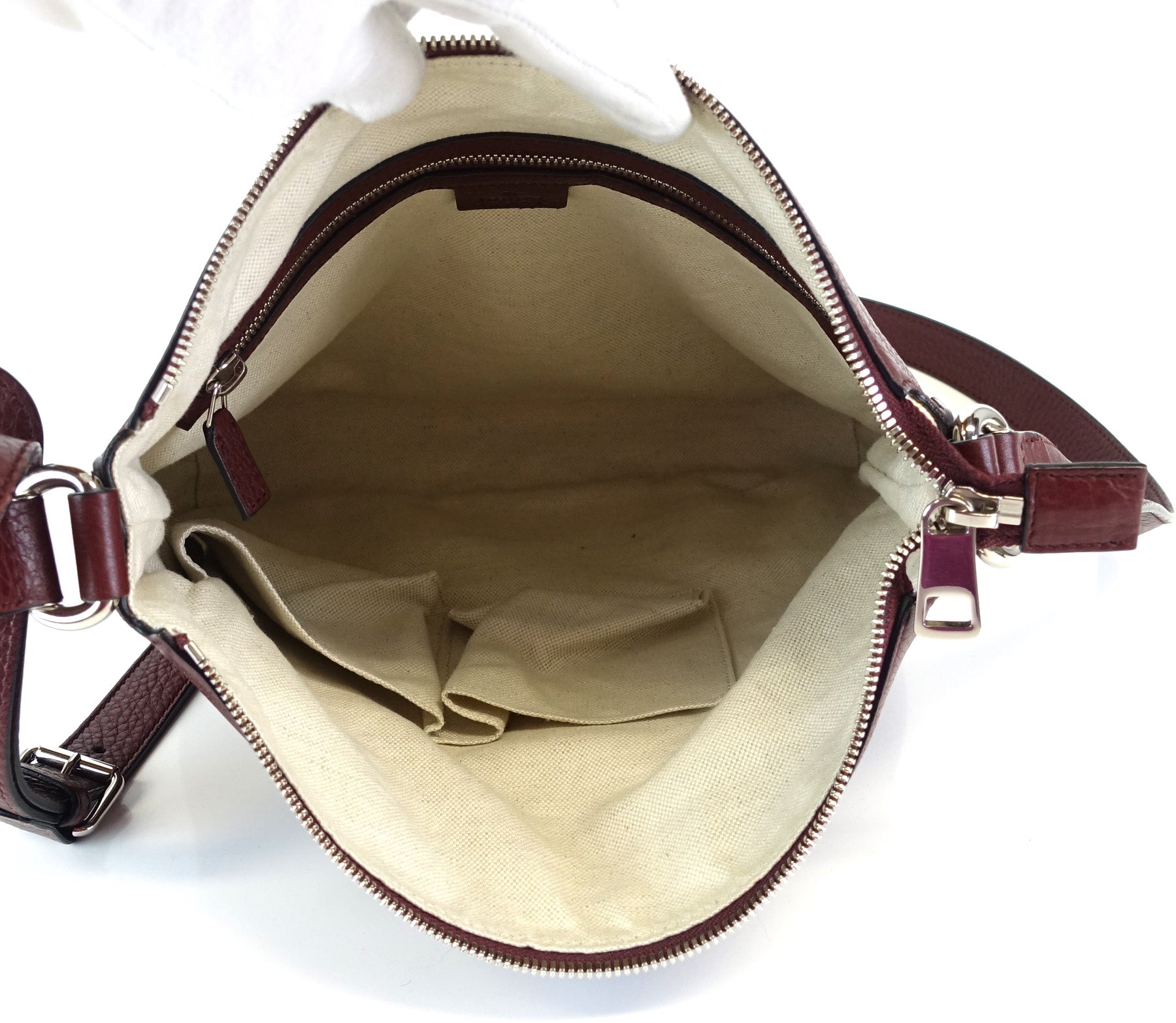 Gucci Soho Calf Leather Front Flap Pocket Medium Bag