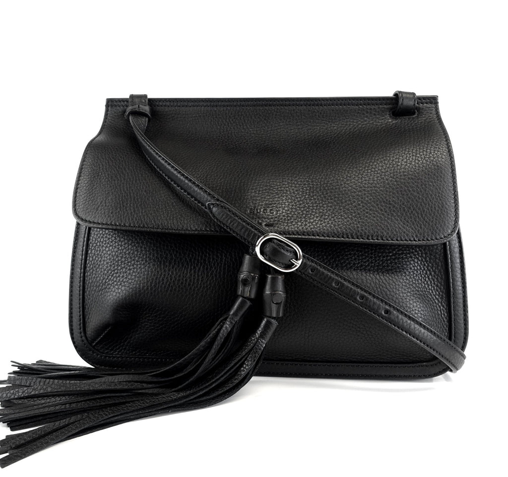 Gucci Bamboo Daily Flap Calf Leather Bag