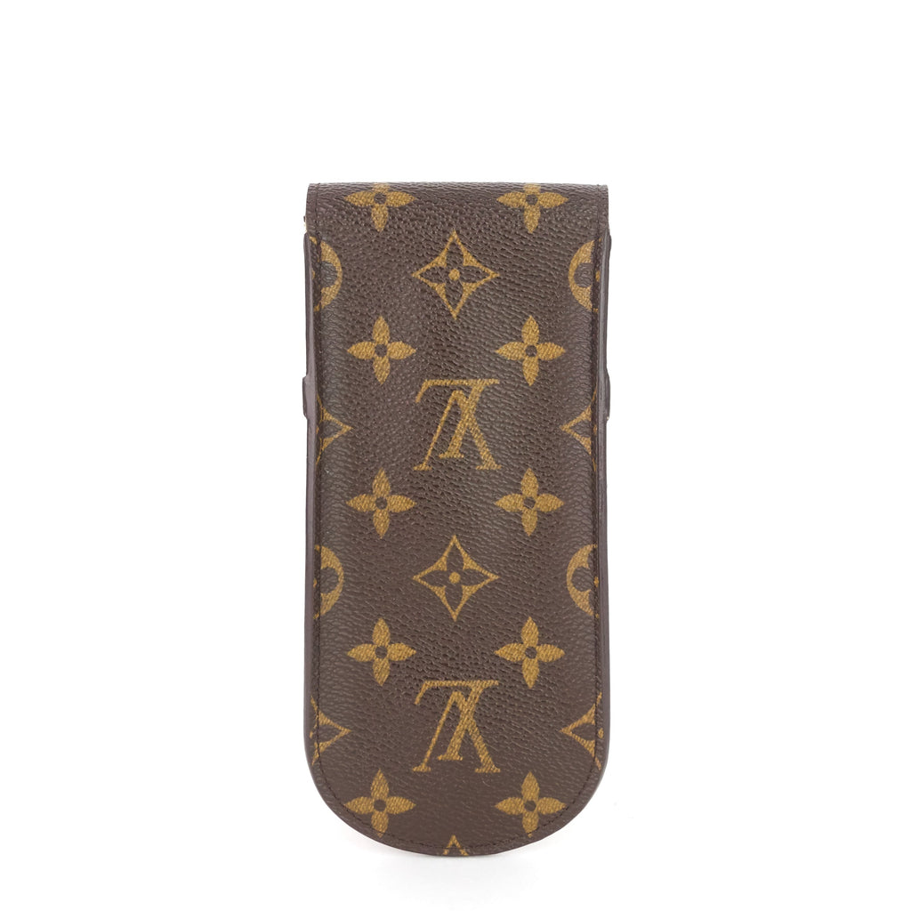 Louis Vuitto Etui A Lunette Rabat Canvas Eyeglasses Case