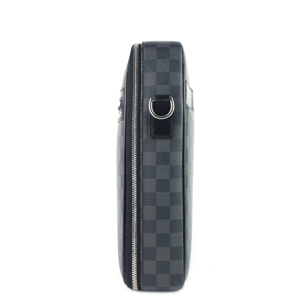 Louis Vuitto Steeve Damier Graphite Canvas Briefcase Bag