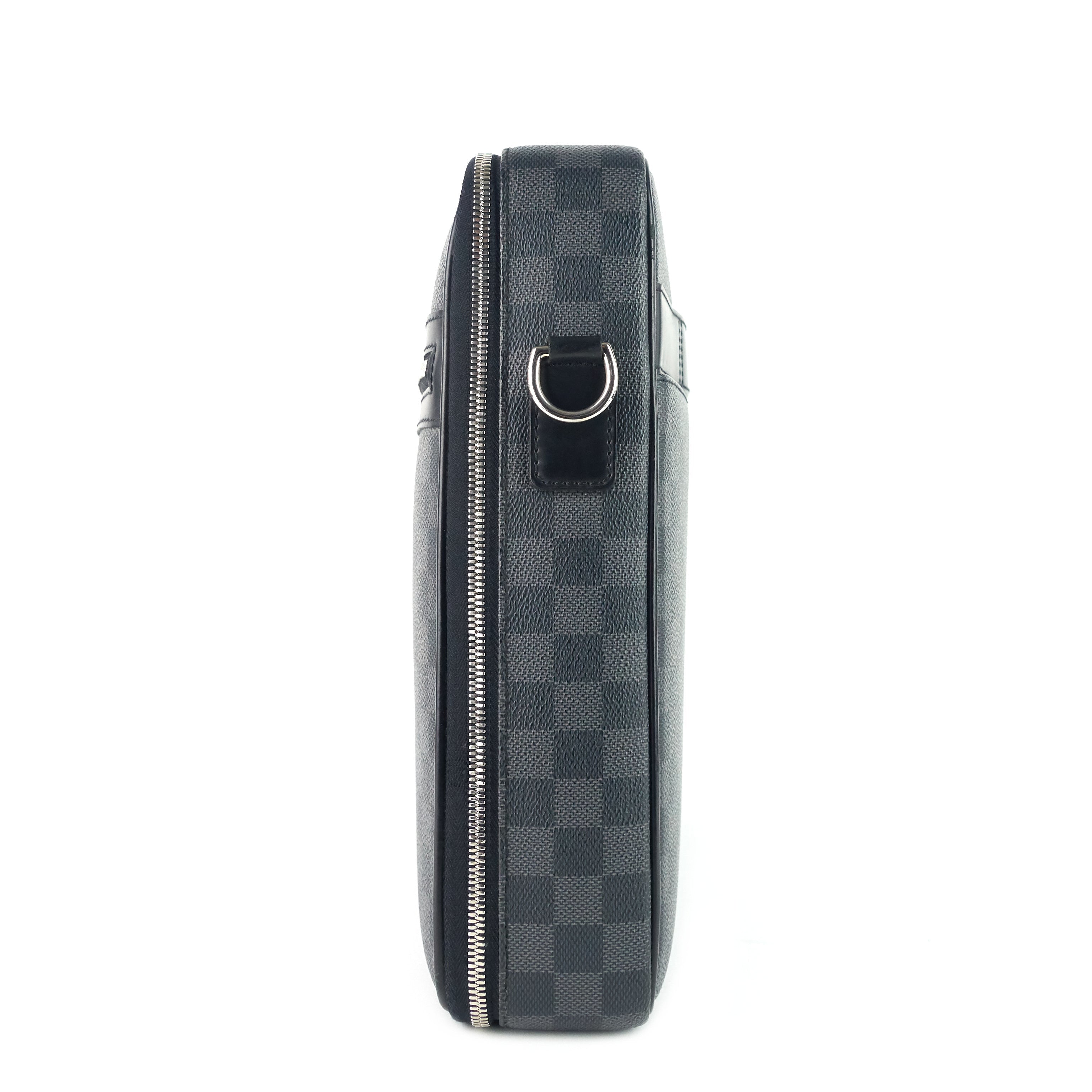 Louis Vuitto Steeve Damier Graphite Canvas Briefcase Bag