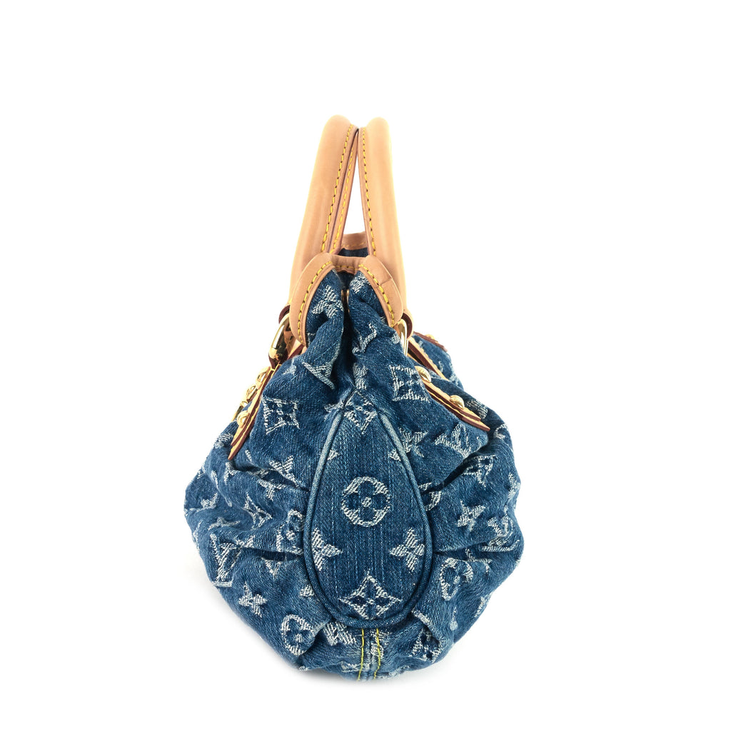 Louis Vuitto Pleaty Monogram Denim Bag