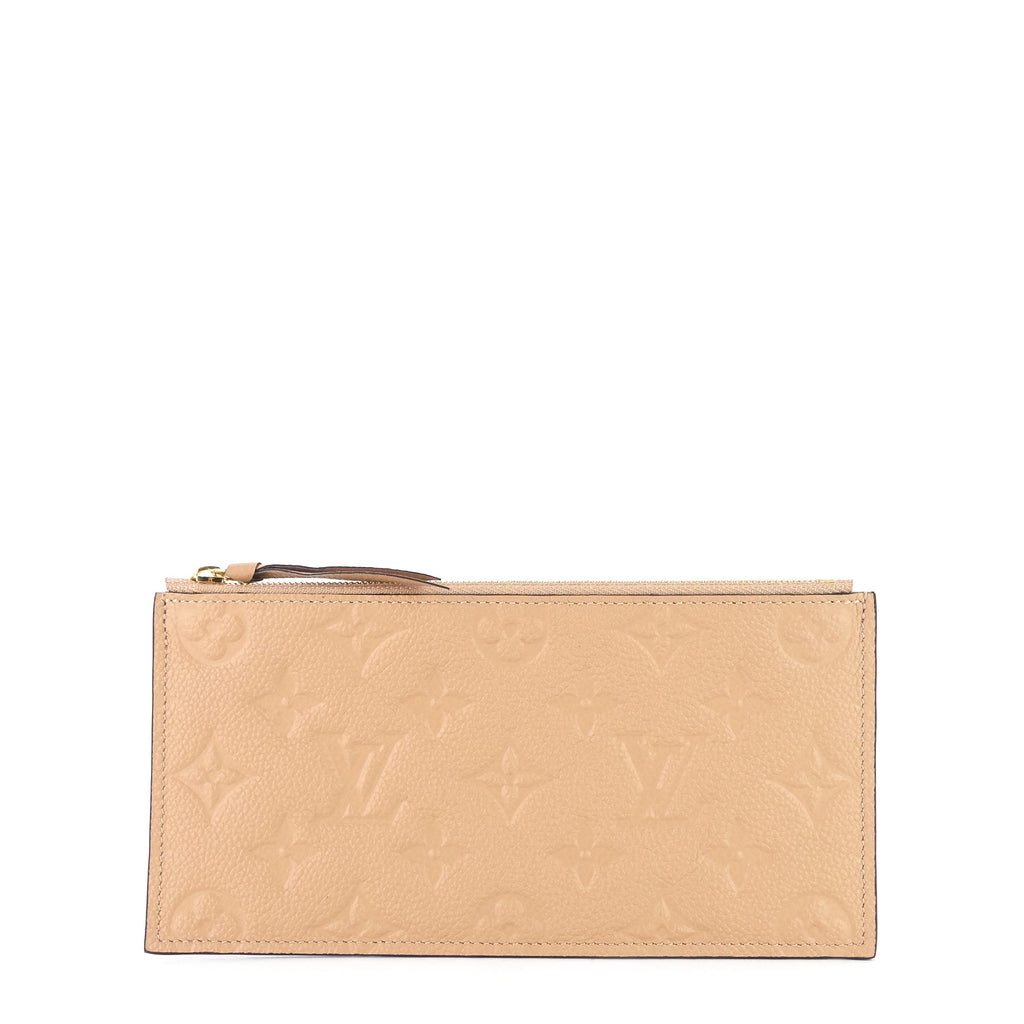 Louis Vuitto Pochette FÃ©licie Monogram Empreinte Leather Chain Wallet Bag