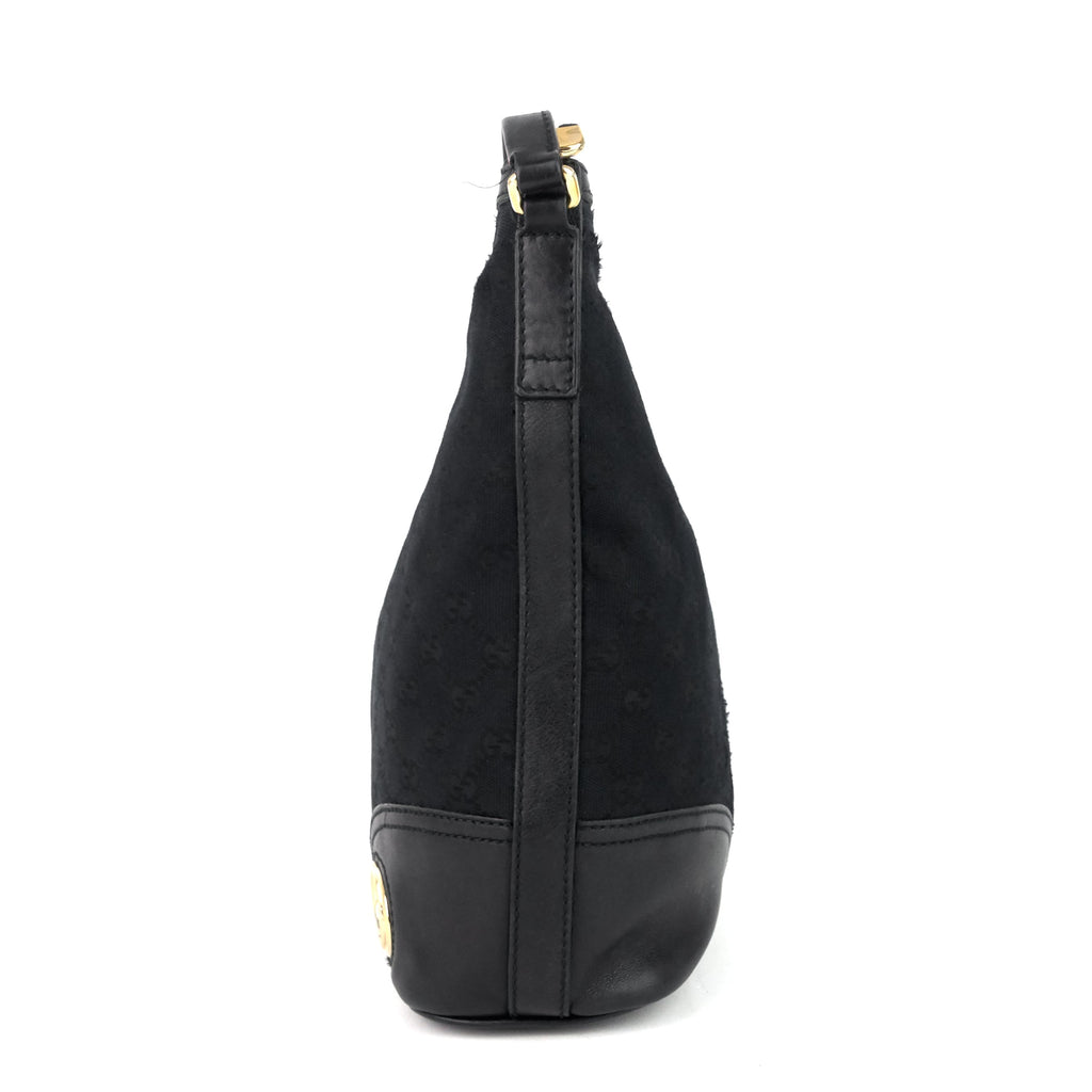 Gucci New Britt Medium GG Canvas Hobo Bag