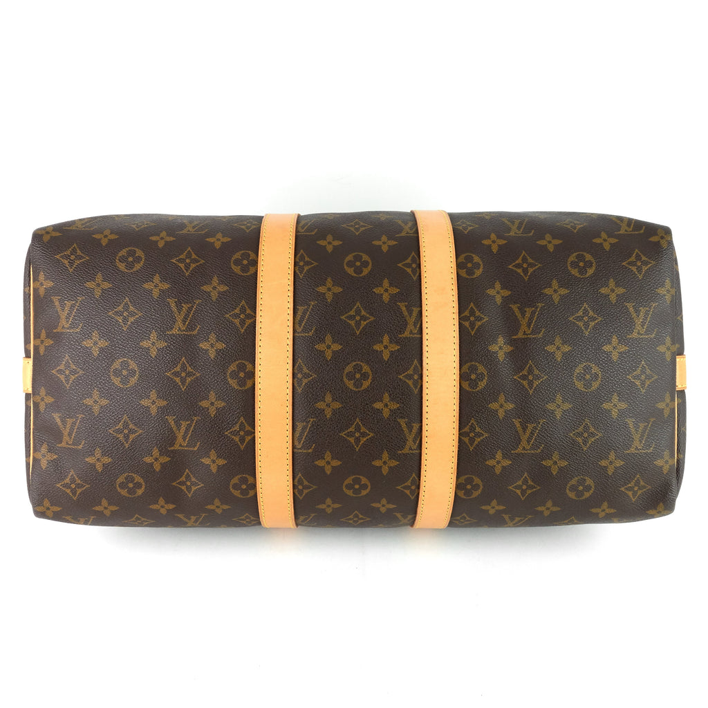 Louis Vuitto Keepall 45 Bandouliere Monogram Canvas Bag