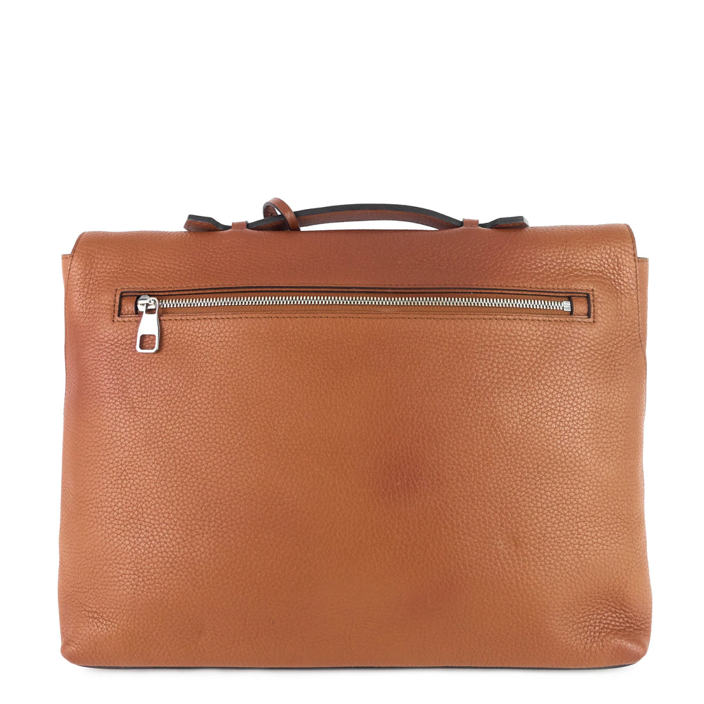 Louis Vuitto Serviette Dorian Taurillon Leather Briefcase Bag