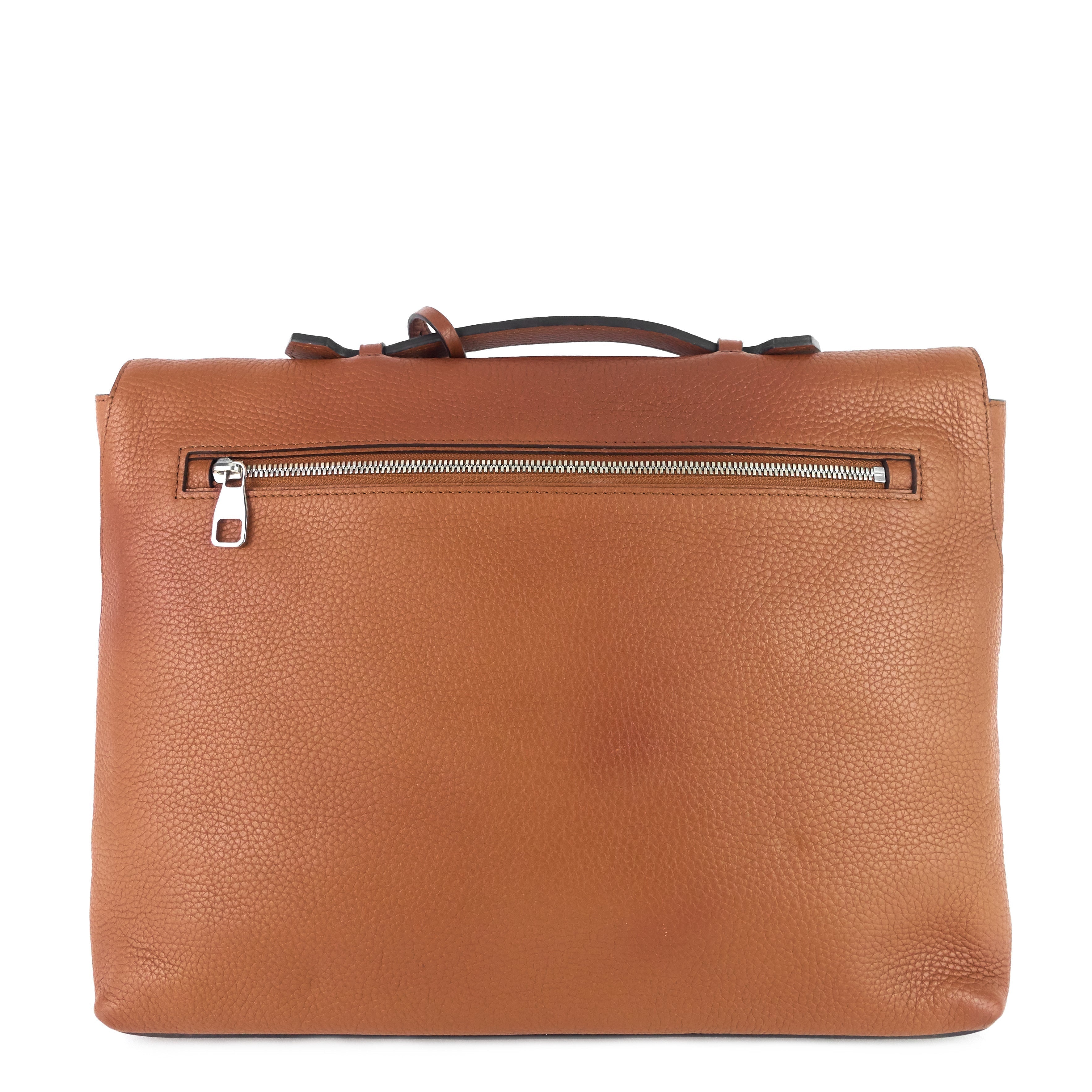 Louis Vuitto Serviette Dorian Taurillon Leather Briefcase Bag