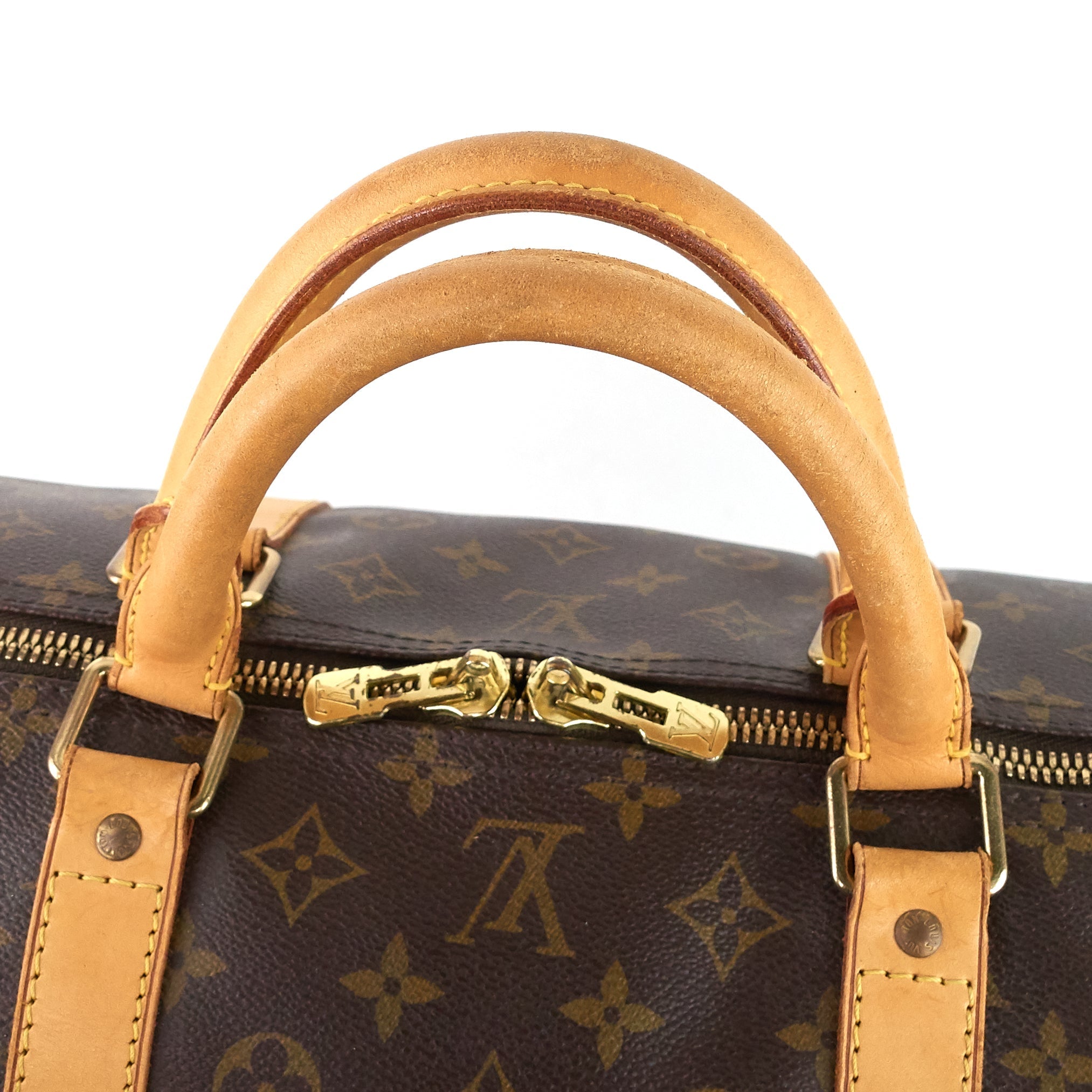 Louis Vuitto Keepall 60 Bandouliere Monogram Canvas Bag