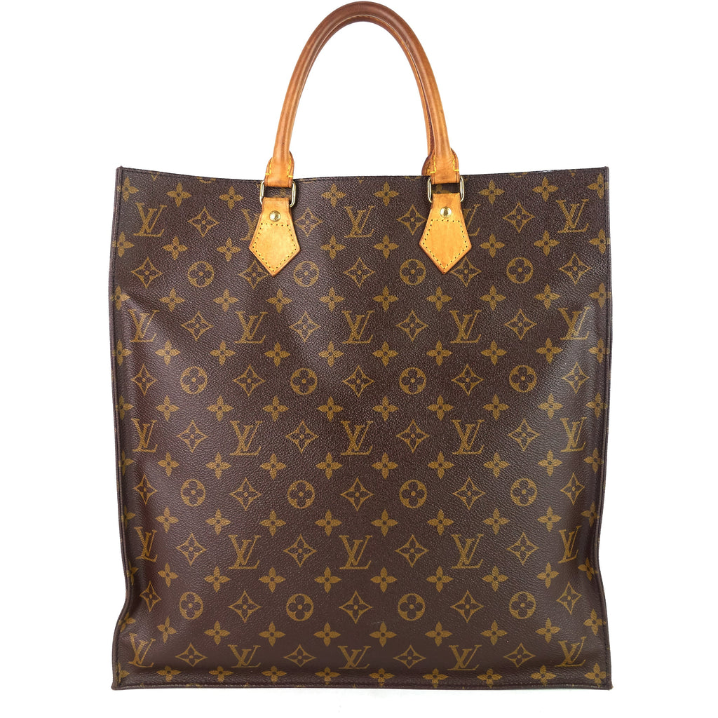Louis Vuitto Sac Plat GM Monogram Canvas Handbag