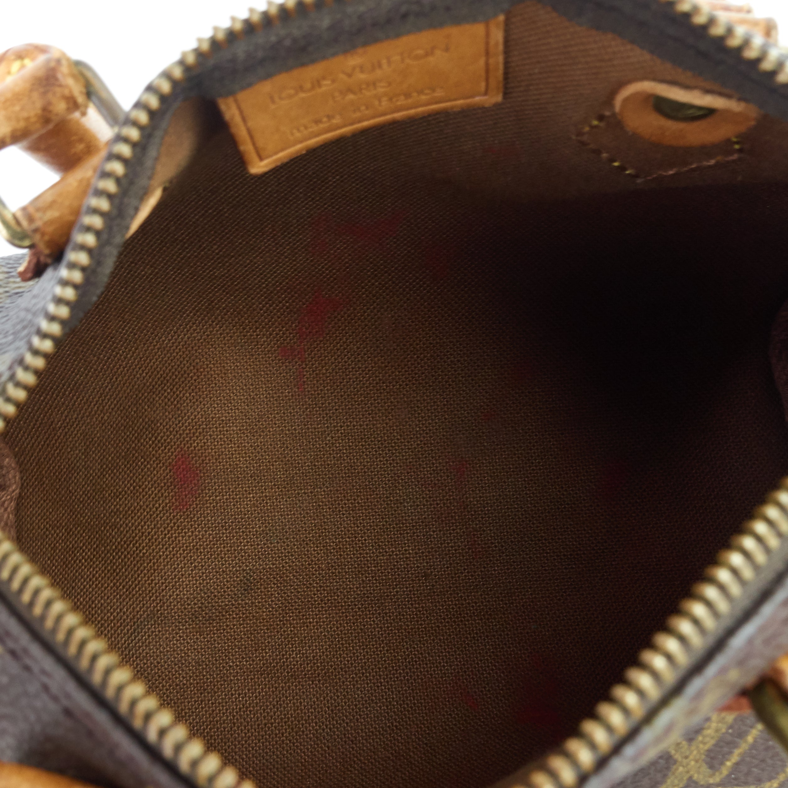Louis Vuitto Mini HL Speedy Monogram Canvas Bag with Strap