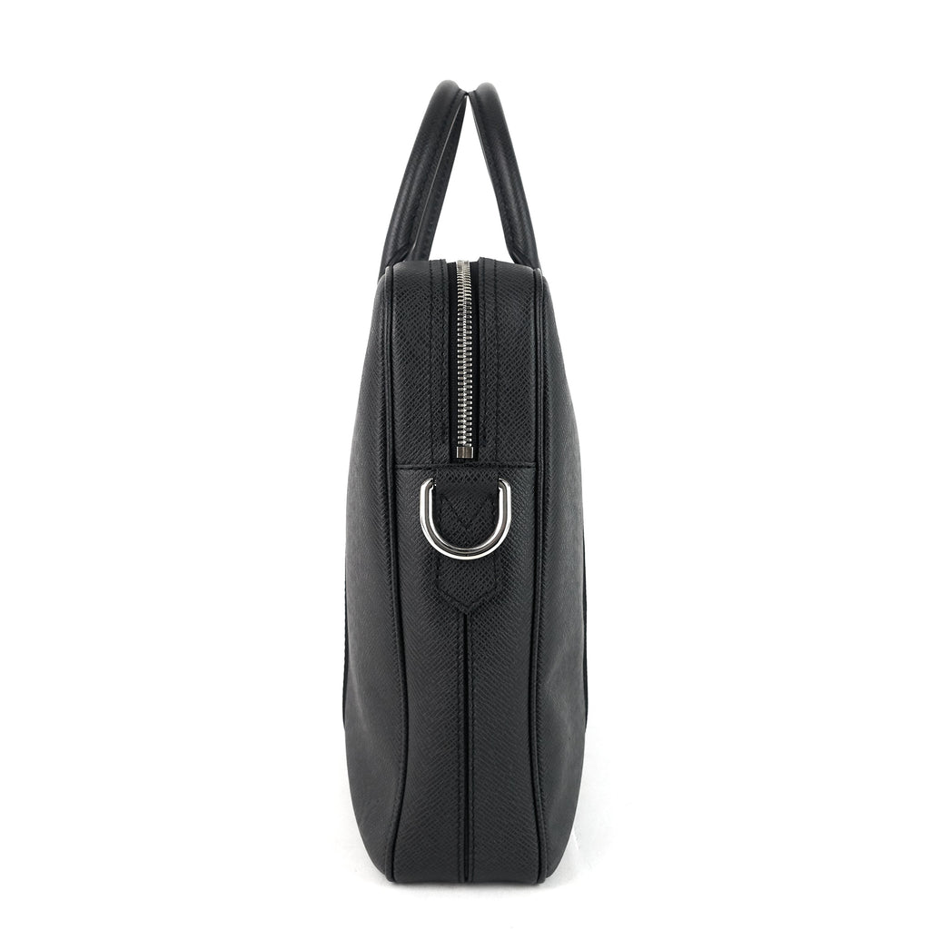 Louis Vuitto Porte-Documents Voyage PM Taiga Leather Briefcase Bag