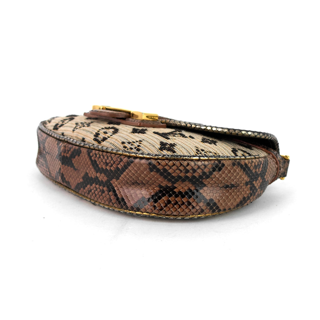 Louis Vuitto Empire Levant Suede and Python Bag
