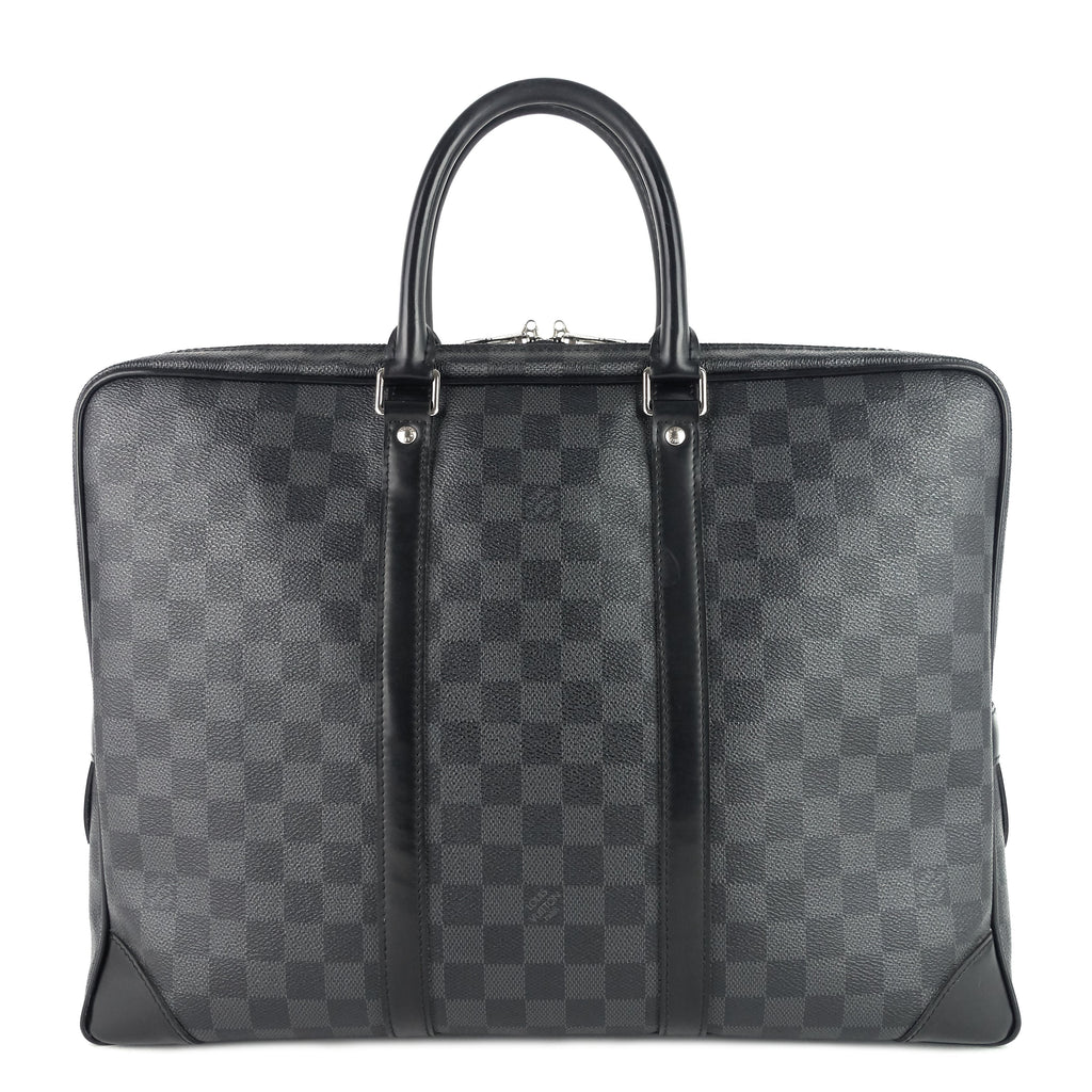 Louis Vuitto Porte-Documents Voyage GM Damier Graphite Canvas Briefcase Bag