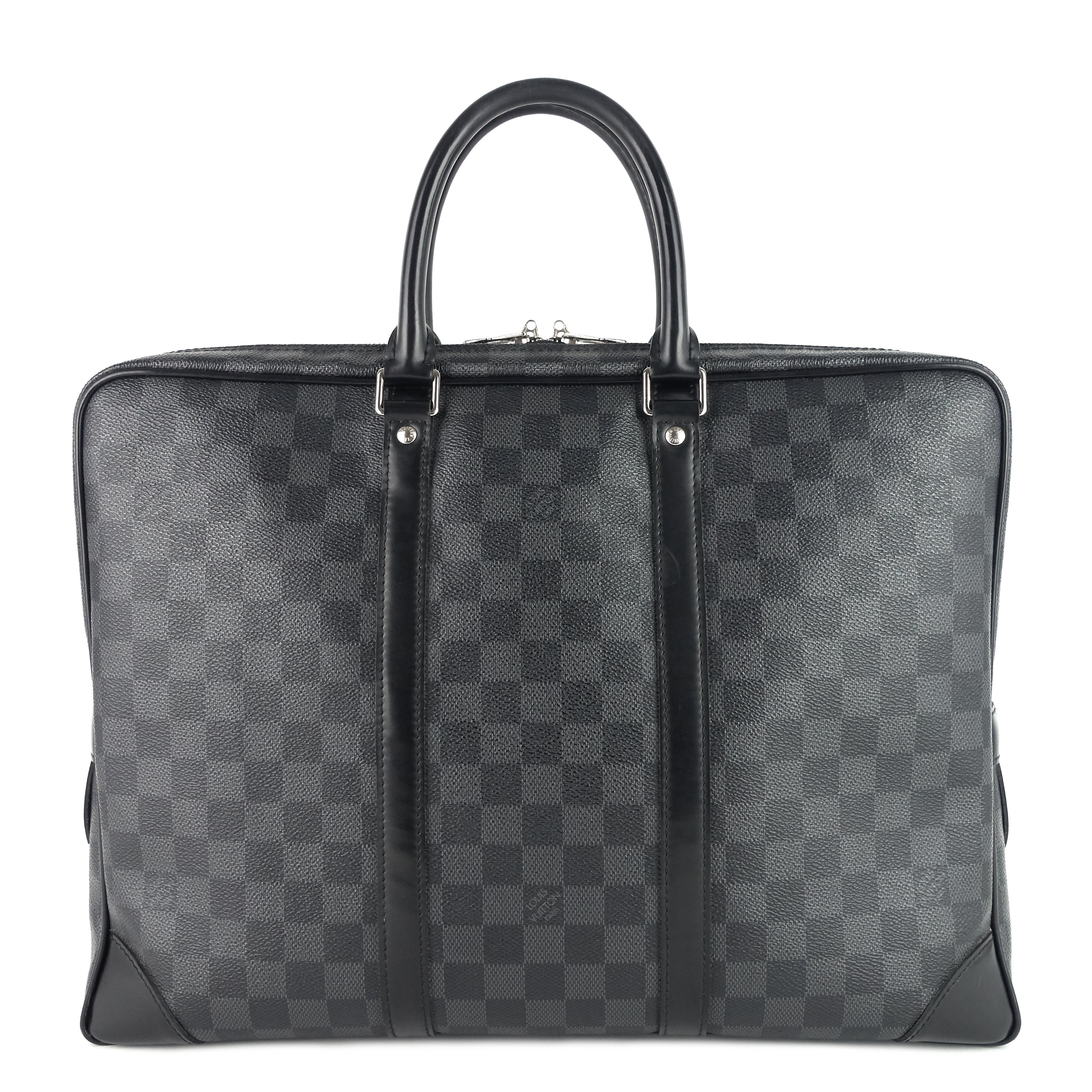 Louis Vuitto Porte-Documents Voyage GM Damier Graphite Canvas Briefcase Bag