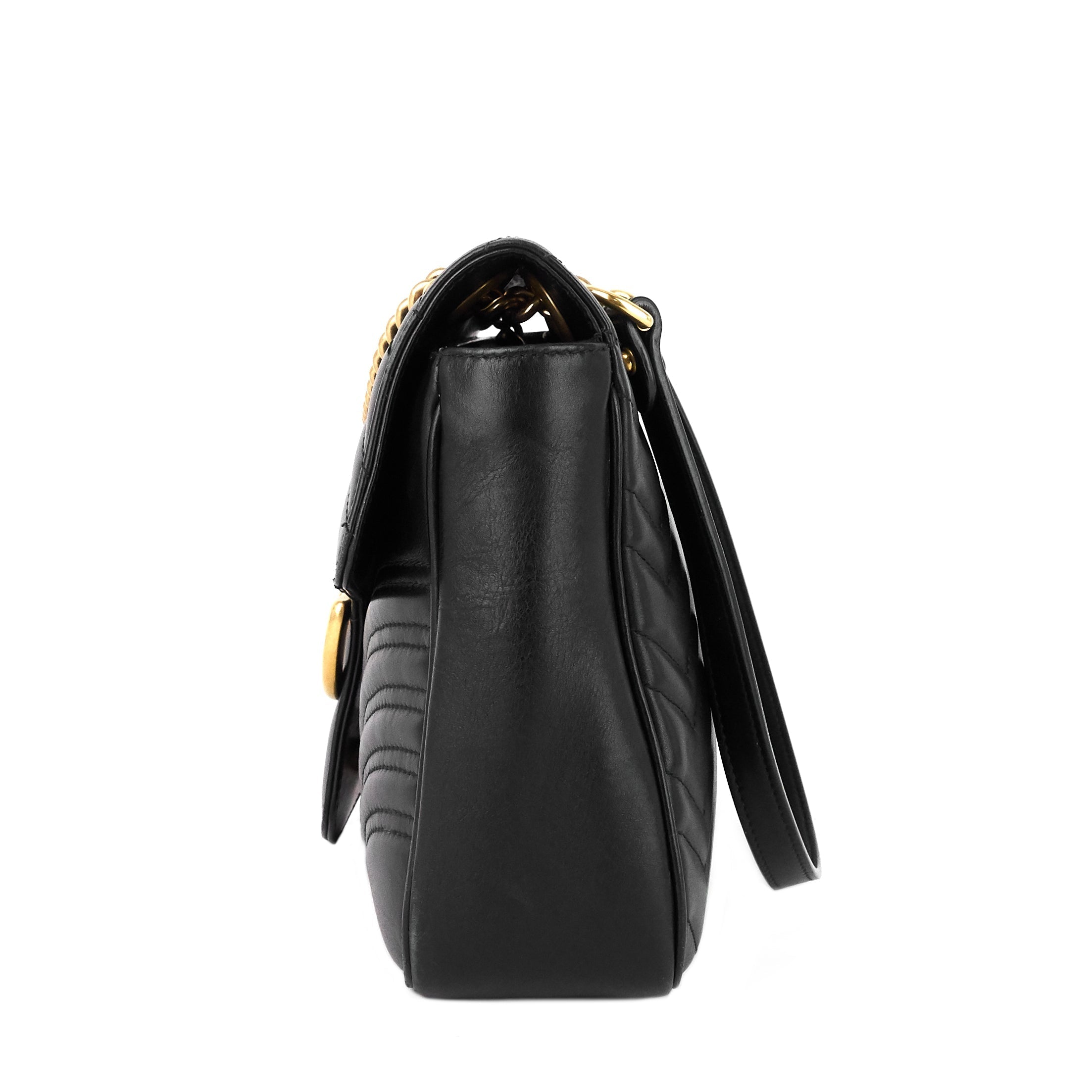Gucci Marmont Medium MatelassÃ© Leather Shoulder Bag
