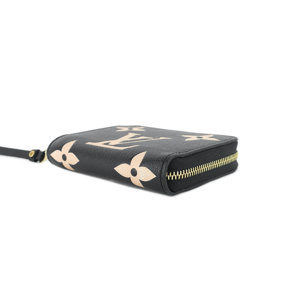 Louis Vuitto Zippy Bicolour Monogram Empreinte Leather Coin Purse