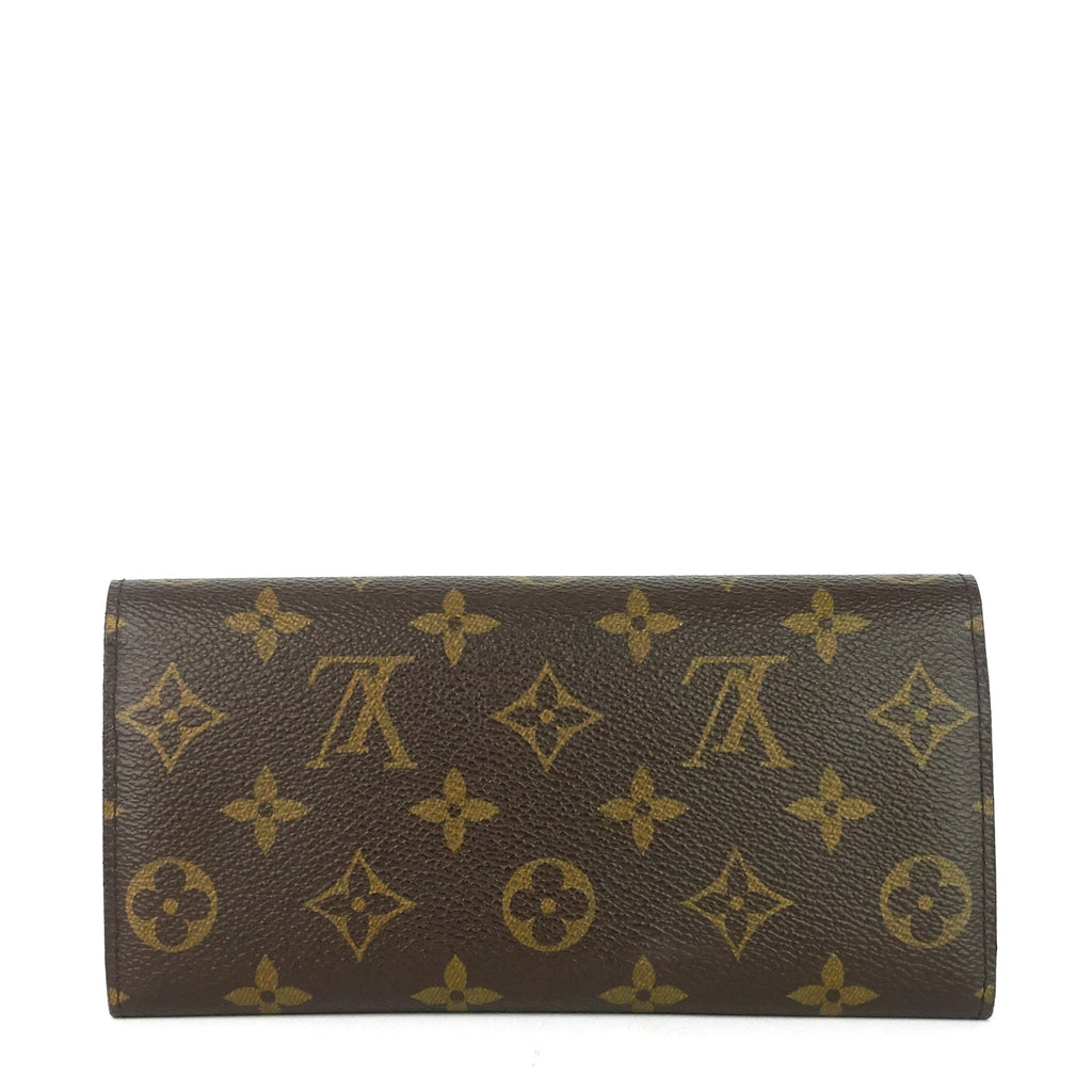 Louis Vuitto Emilie Fuchsia Monogram Canvas Wallet