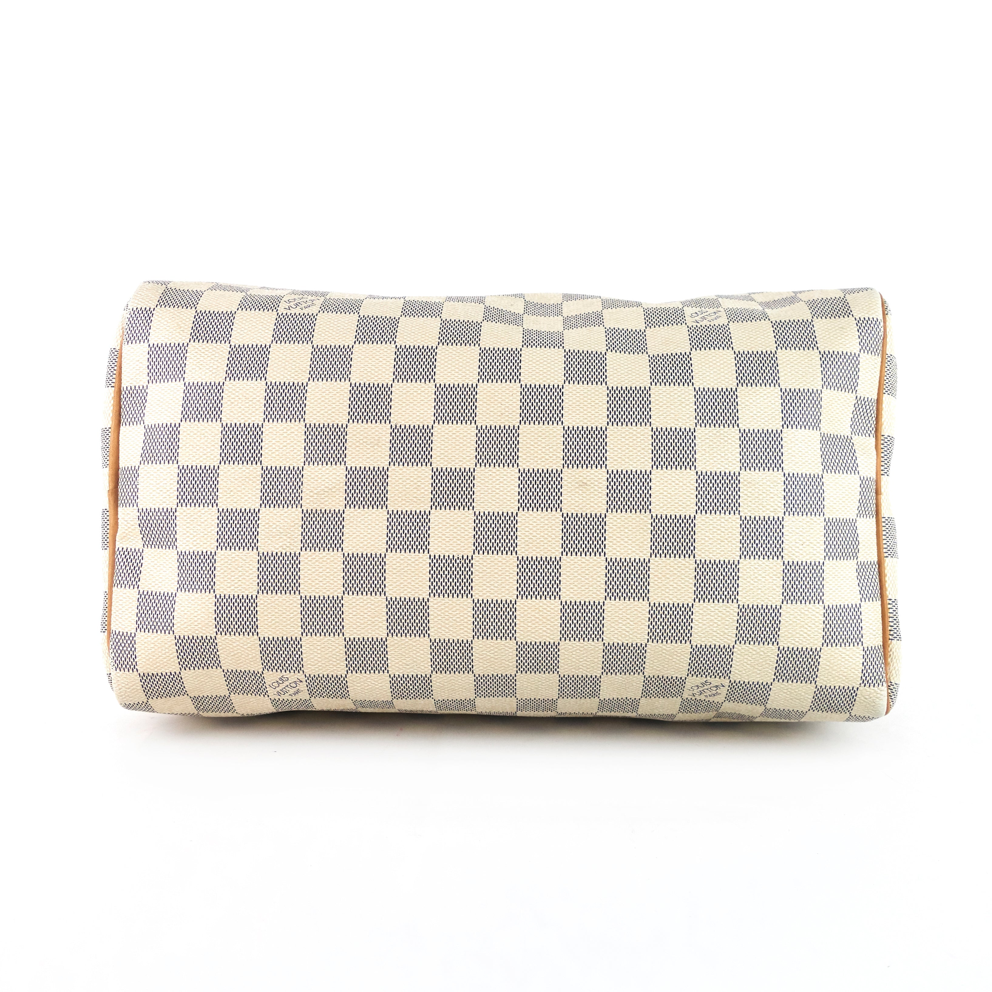 Louis Vuitto Speedy 30 Damier Azur Canvas Handbag