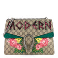 Gucci Dionysus Medium Suede and Embroidered Supreme Canvas Bag