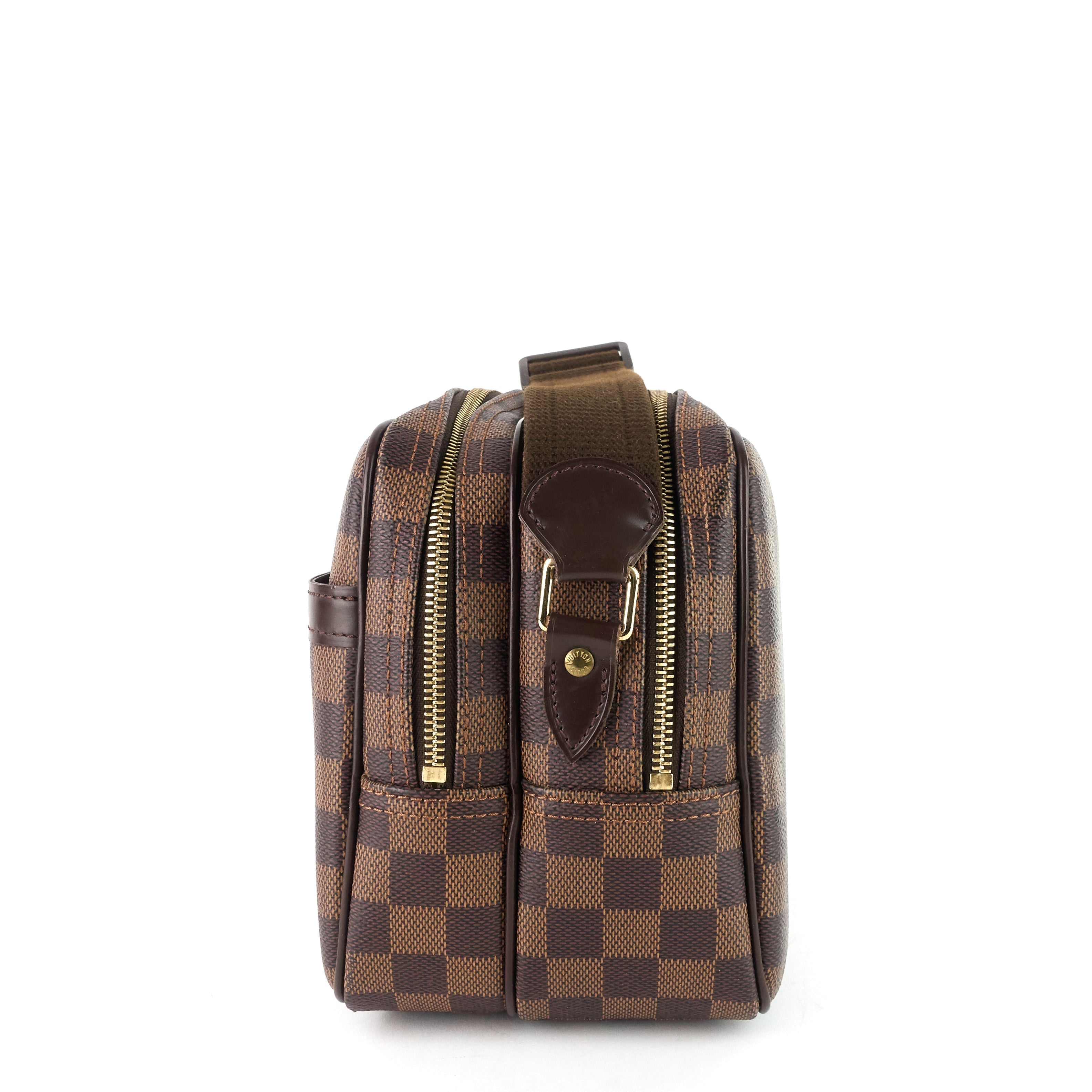 Louis Vuitto Reporter PM Damier Ebene Canvas Messenger Bag