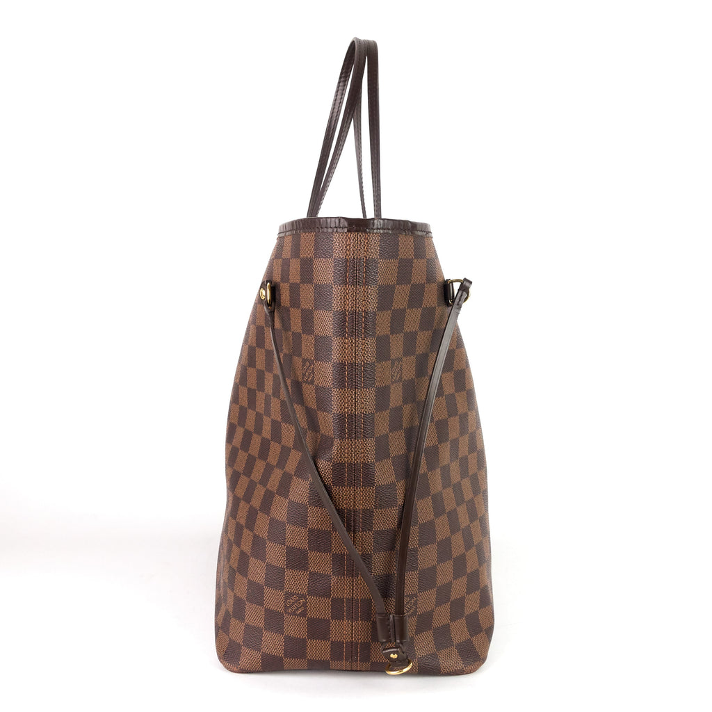 Louis Vuitto Neverfull GM Damier Ebene Canvas Tote Bag