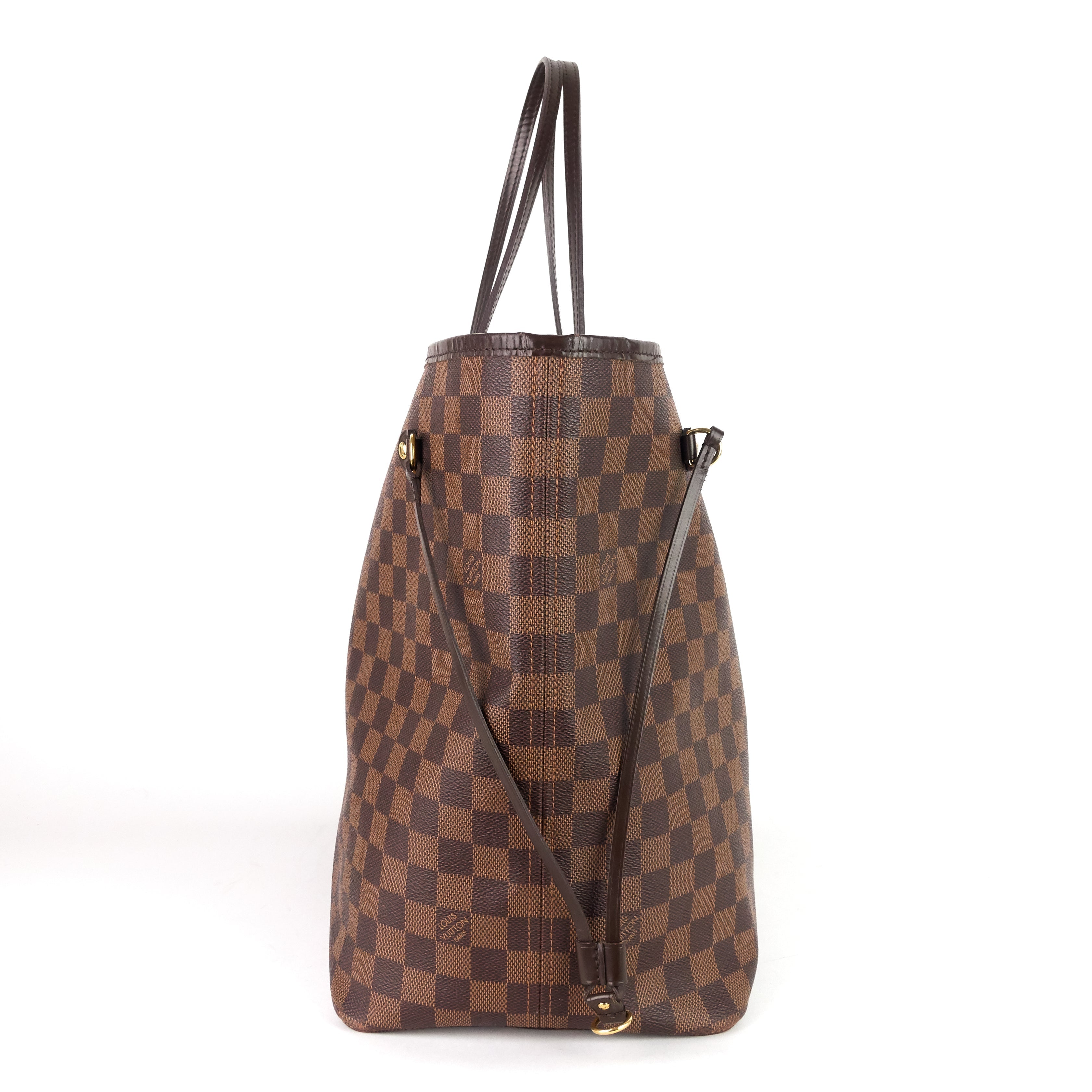 Louis Vuitto Neverfull GM Damier Ebene Canvas Tote Bag