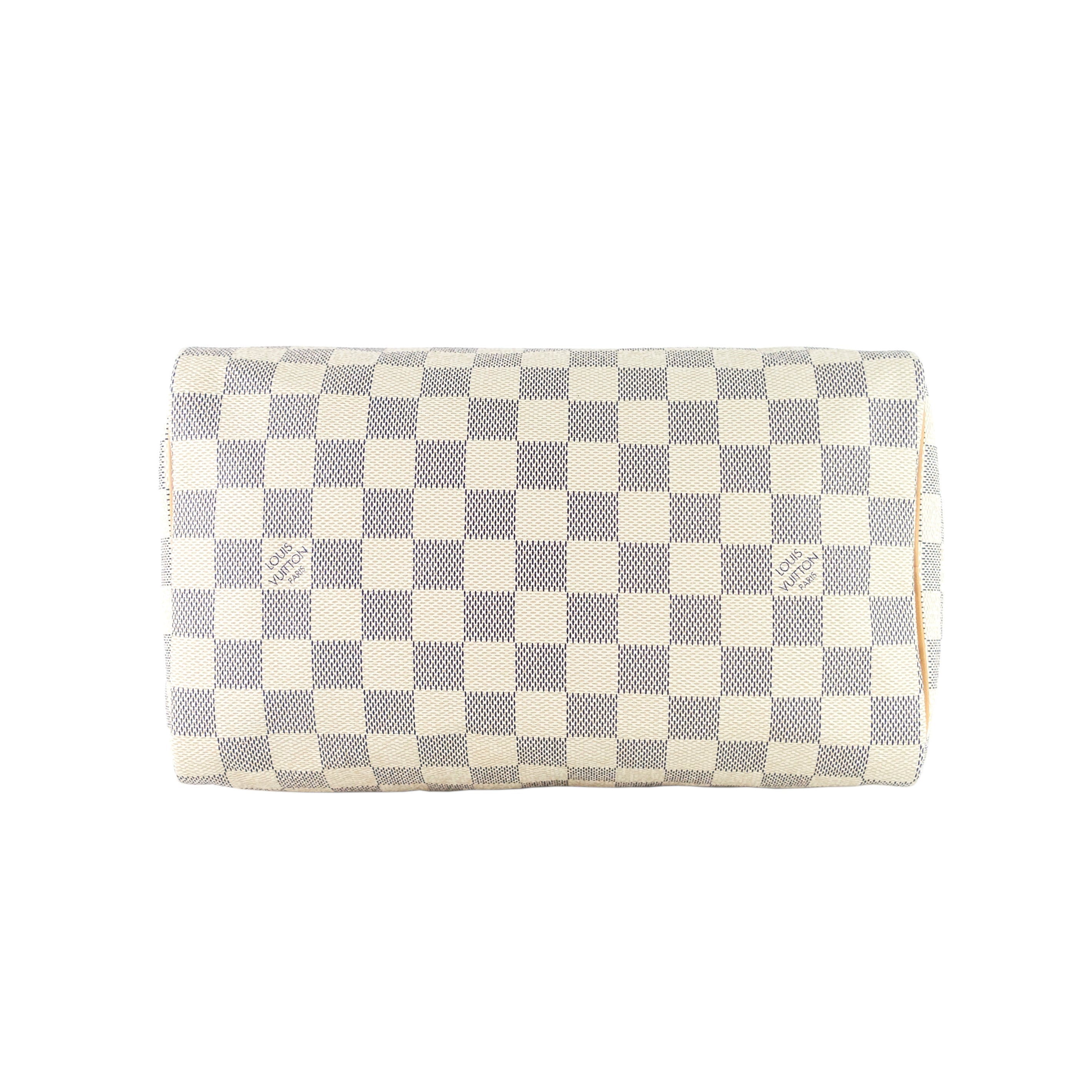 Louis Vuitto Speedy 25 Damier Azur Canvas Bag