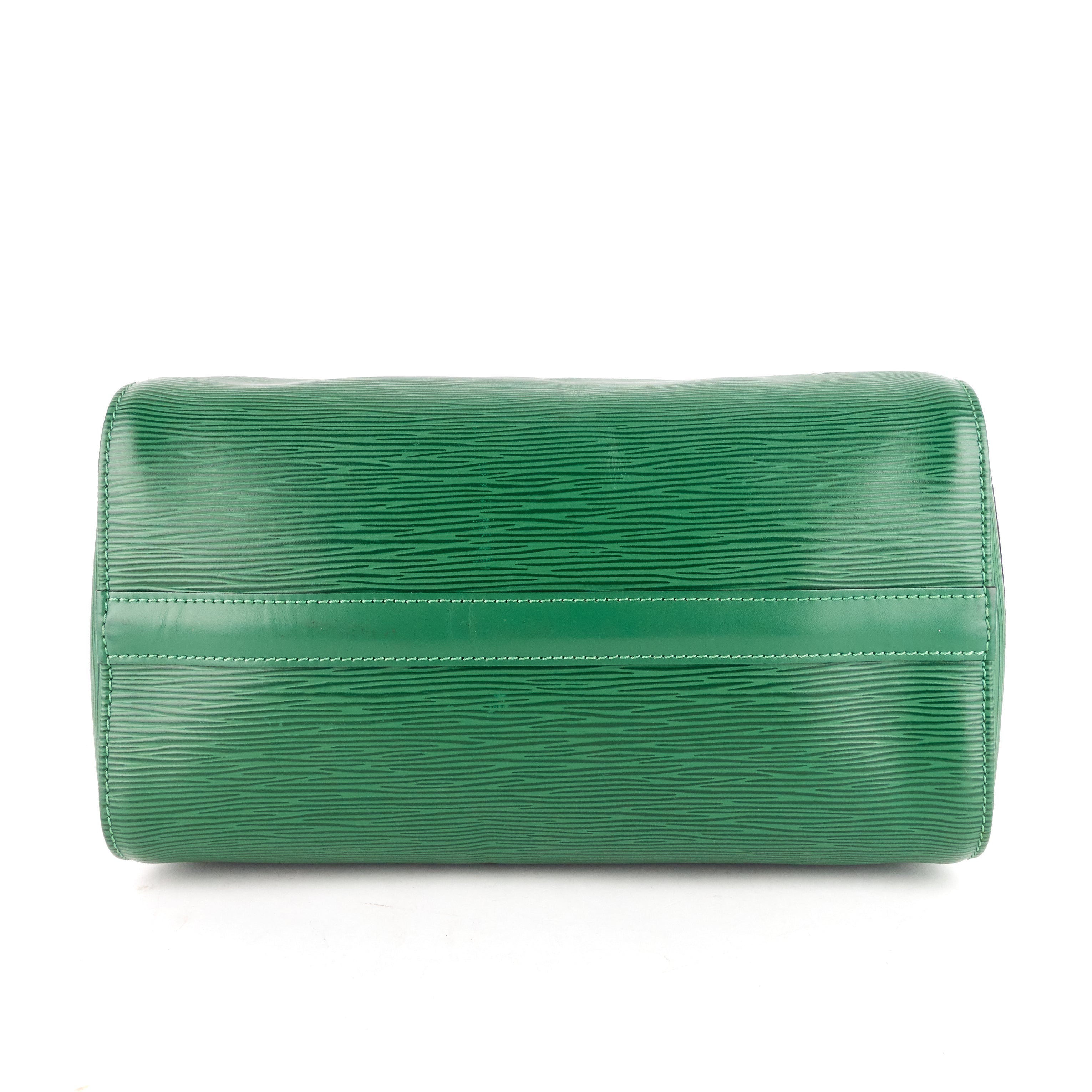 Louis Vuitto Speedy 25 Green Epi Leather Bag