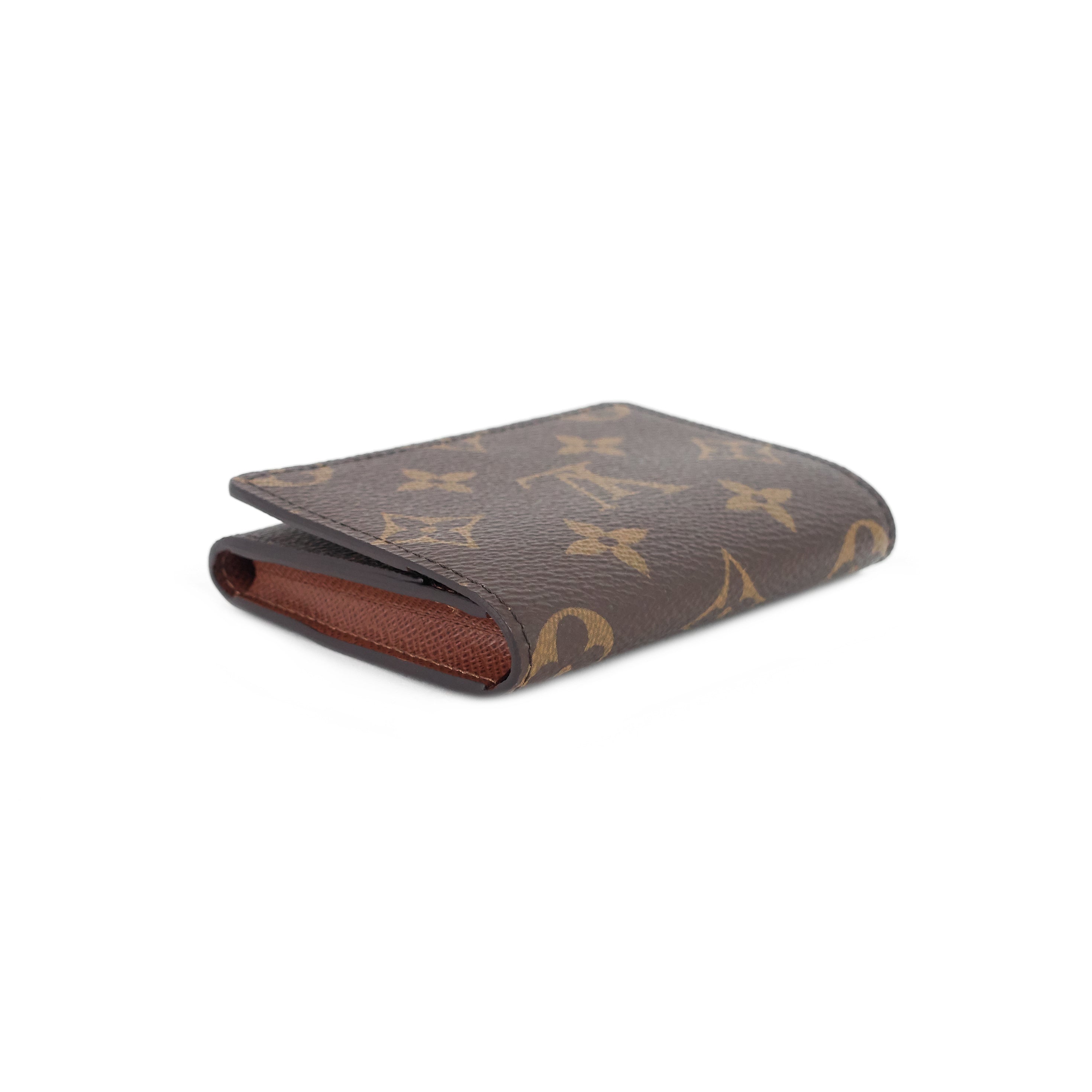 Louis Vuitto Envelope Business Monogram Canvas Card Holder