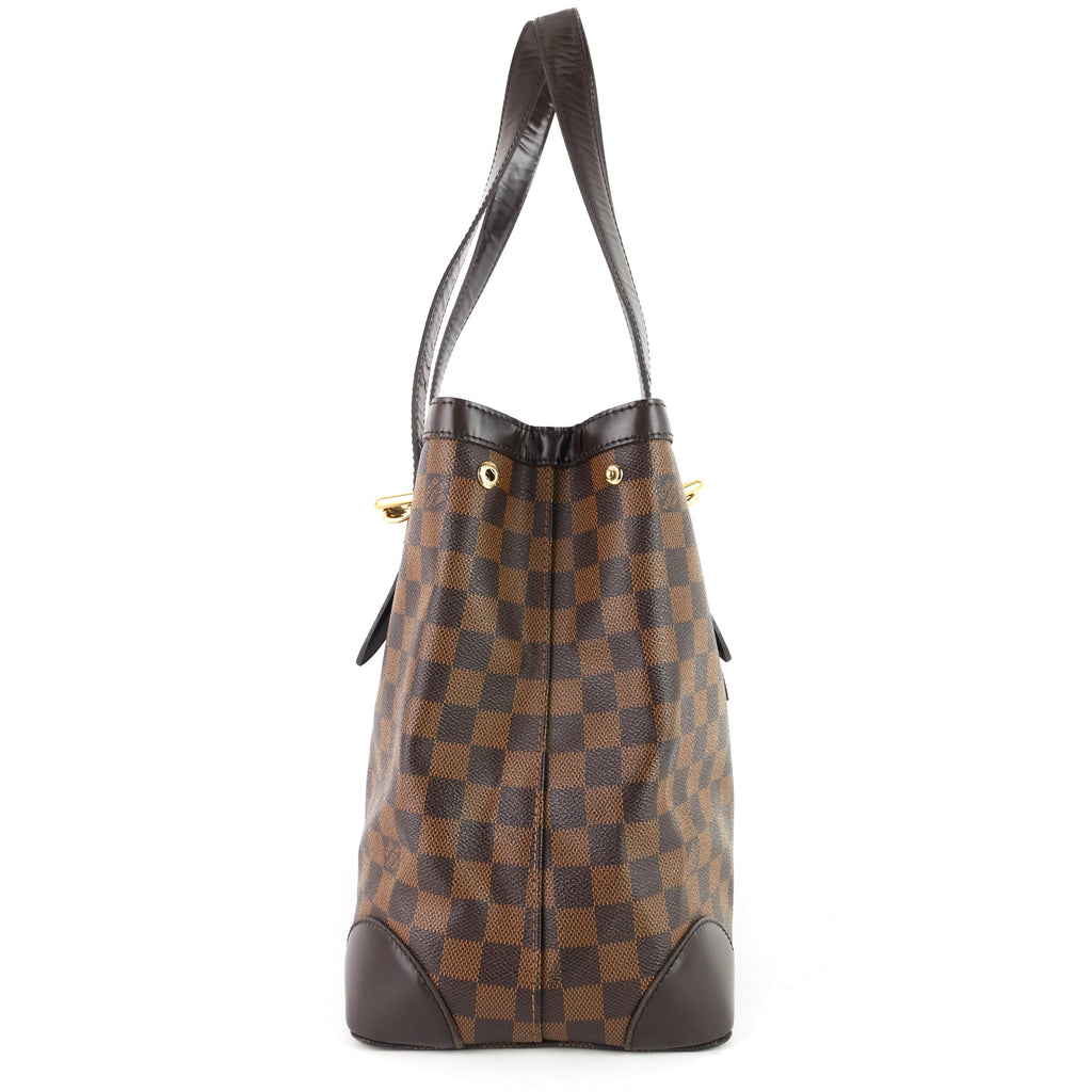 Louis Vuitto Hampstead MM Damier Ebene Canvas Bag